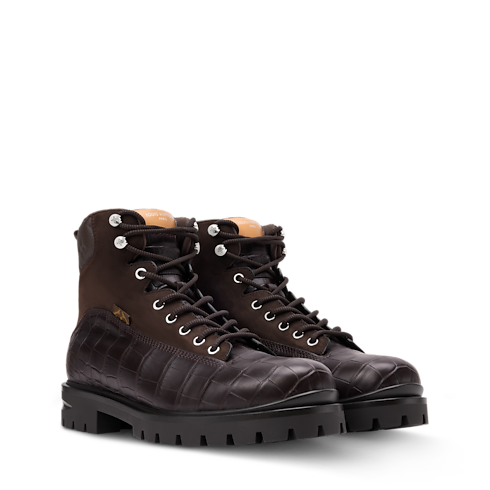 حذاء طويل LV Checker بطابع عسكري in الرجال's الأحذية أحذية حتى الكاحل collections by Louis Vuitton (تكبير صورة المنتج)