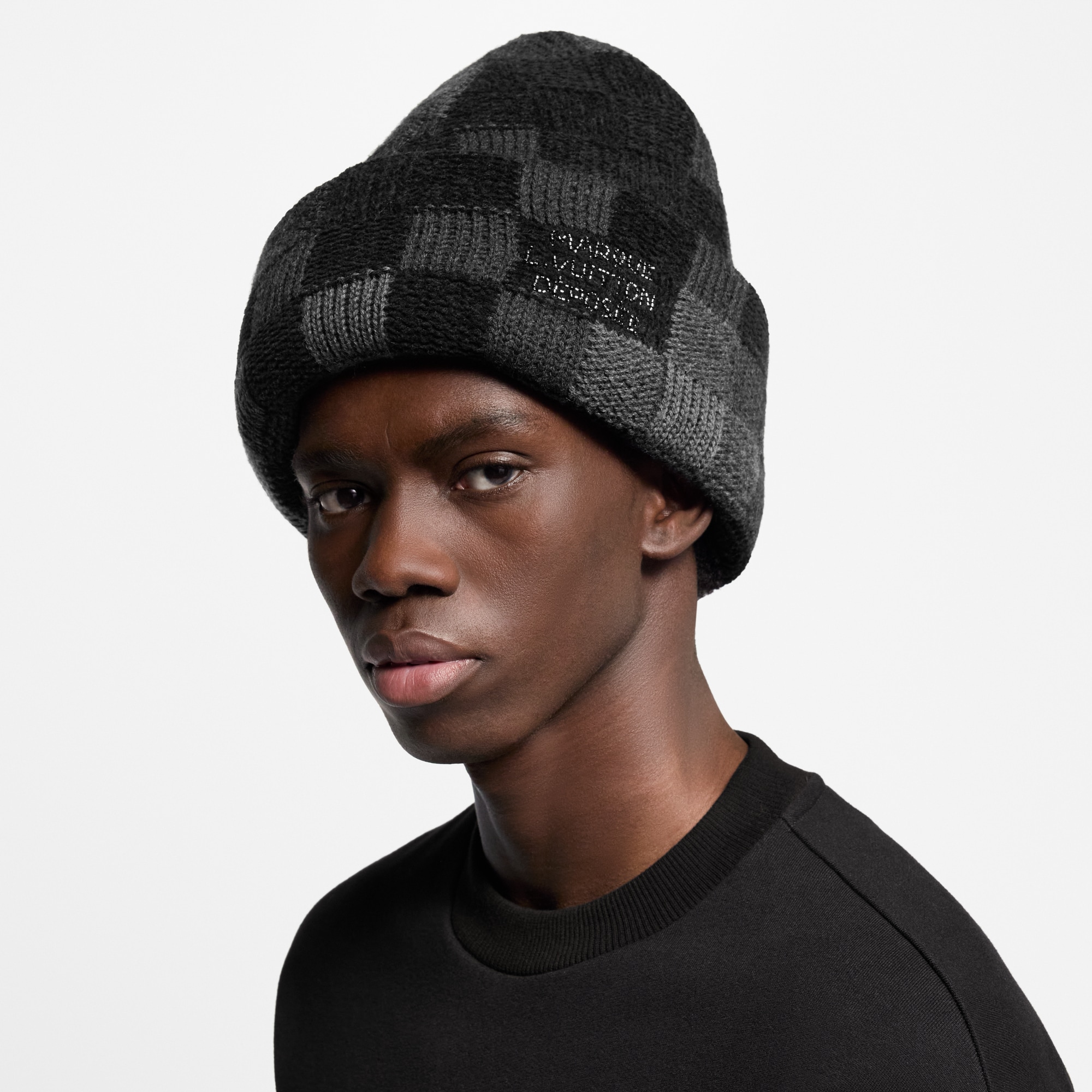 LV Crush Damoflage Beanie S00 in Men