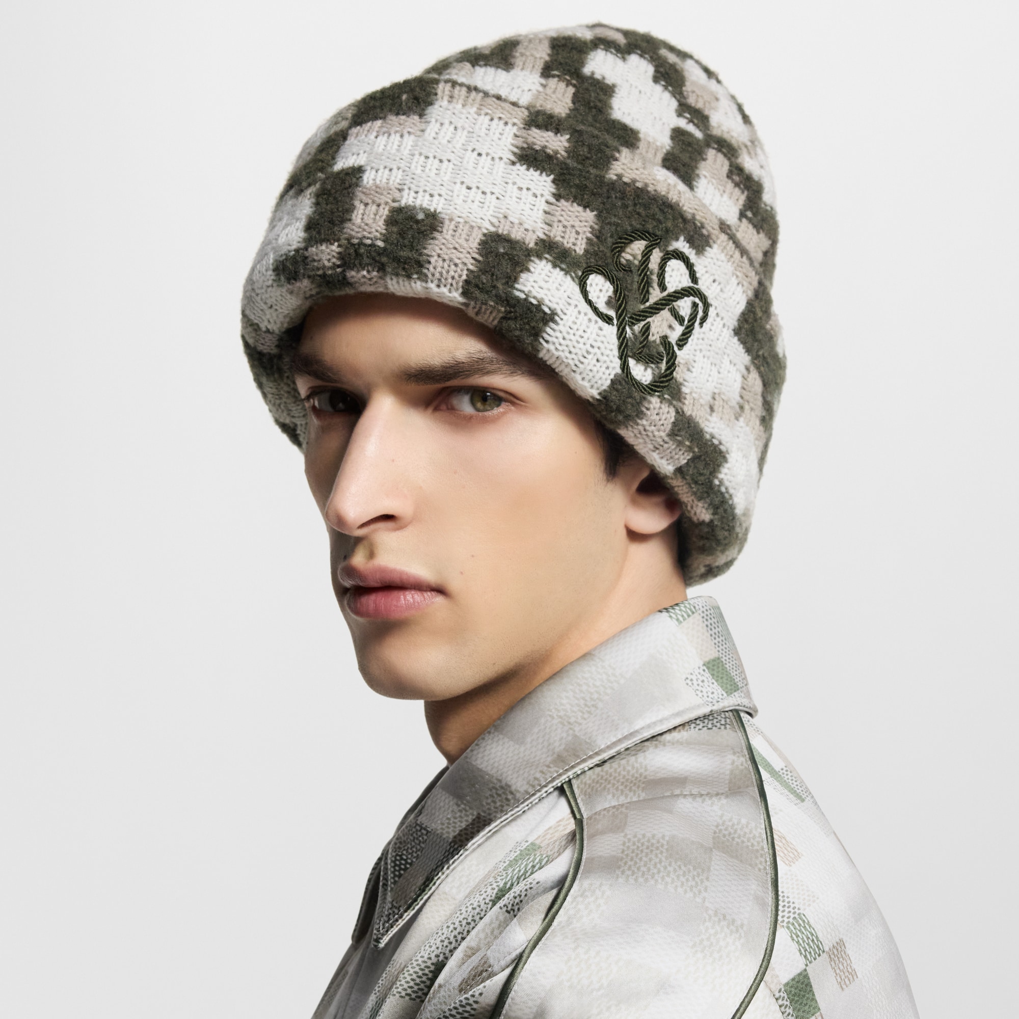LV Crush Snakoflage Beanie S00 in Men