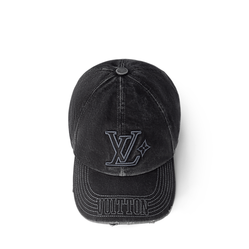 LV Denim Washed Cap S00 in Men's Accessories Hats, Beanies and Gloves collections by Louis Vuitton (Product zoom)