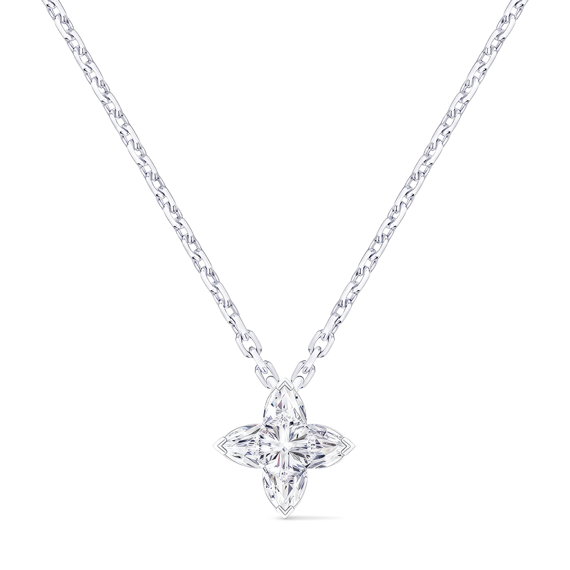 LV Diamonds Pendant, LV Monogram Star cut  in Jewelry