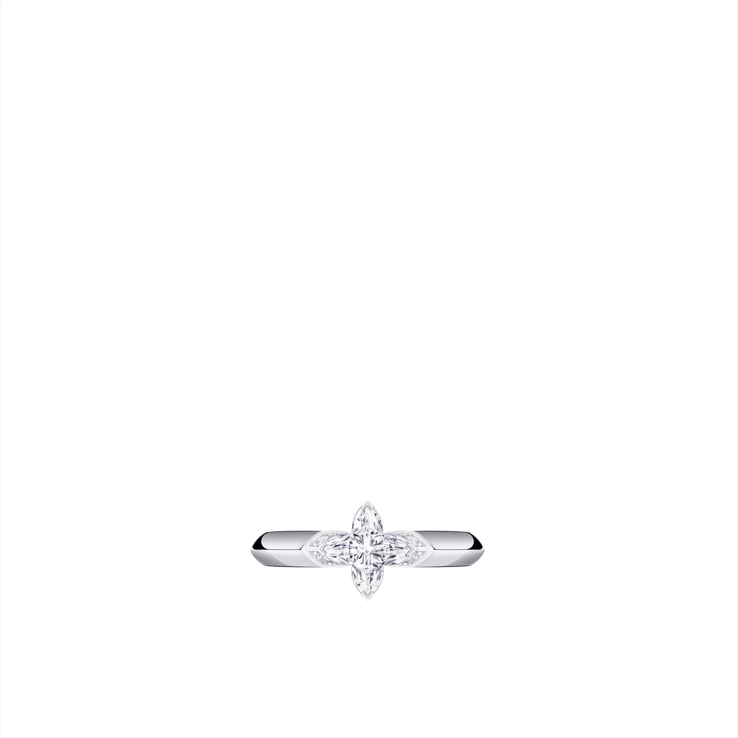 خاتم LV Diamonds Solitaire، ماسة على شكل نجمة LV Monogram  in المجوهرات