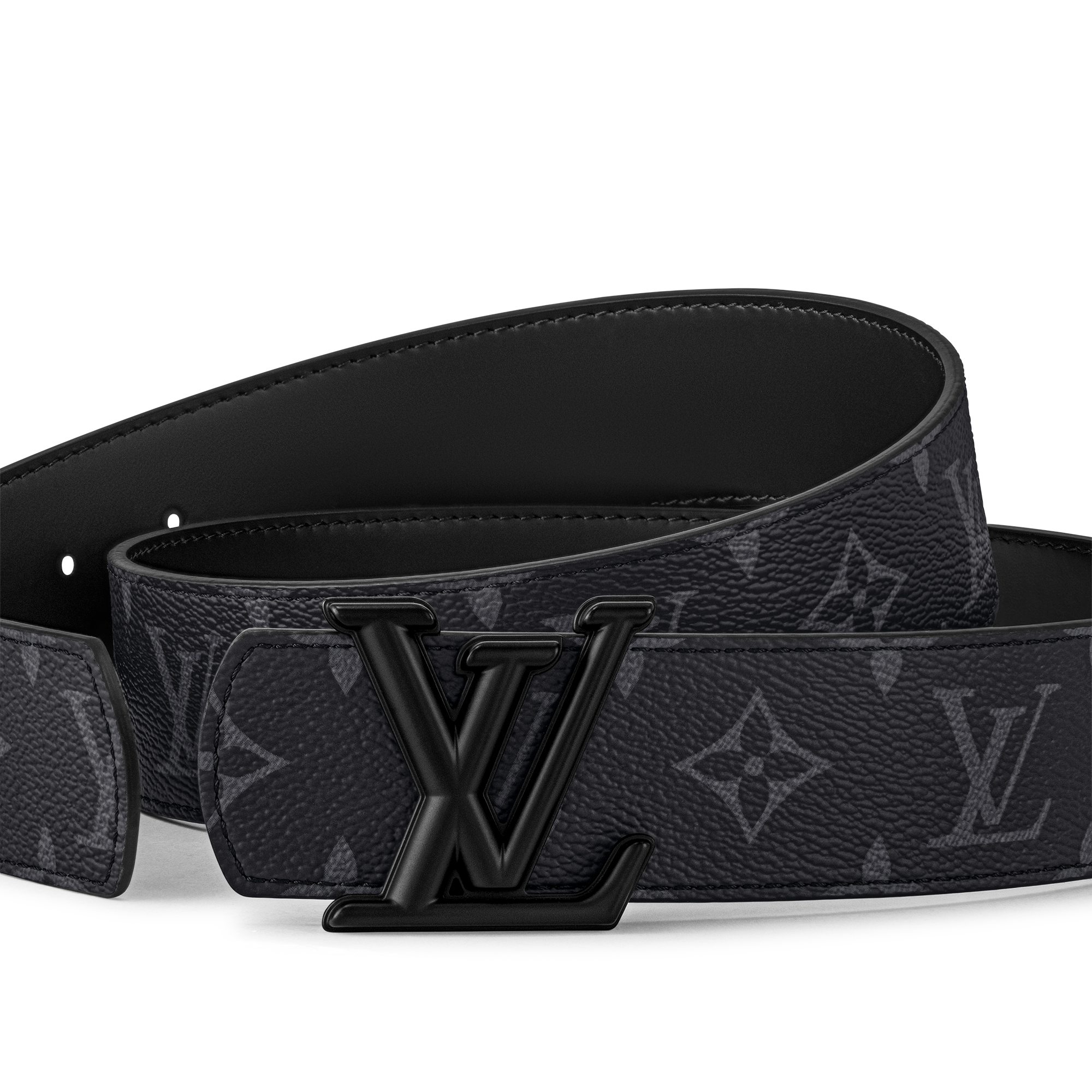 حزام LV Dimension، عرض 40 مم Monogram Eclipse in الرجال