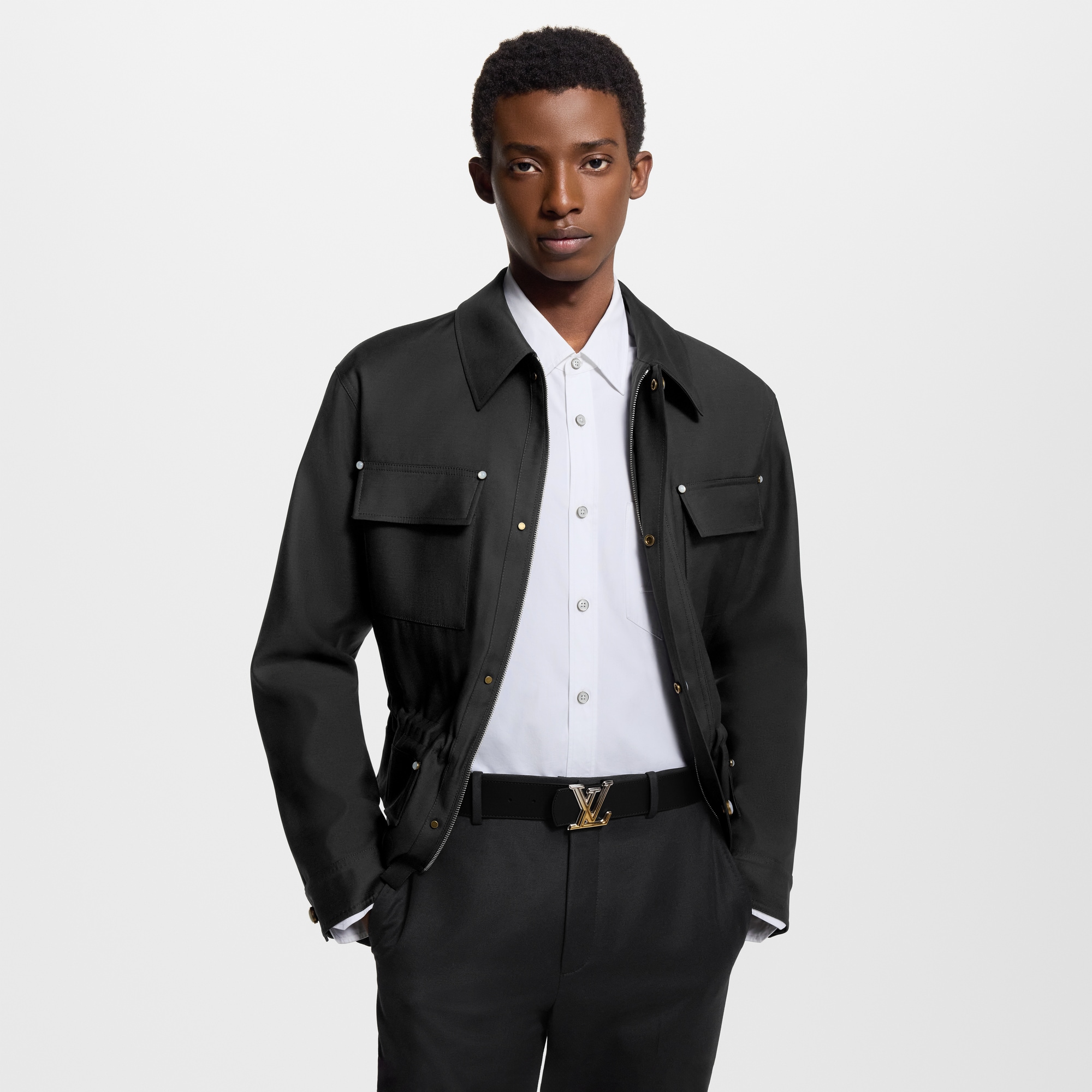 حزام LV Dimension Gradient قابل للارتداء على الوجهين، عرض 40 مم  in الرجال