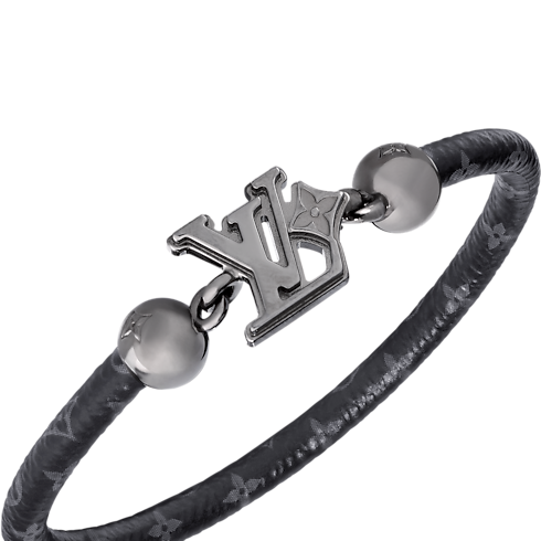 LV Flower Bracelet Monogram Eclipse in Men's Fashion Jewelry Bracelets collections by Louis Vuitton (Product zoom)