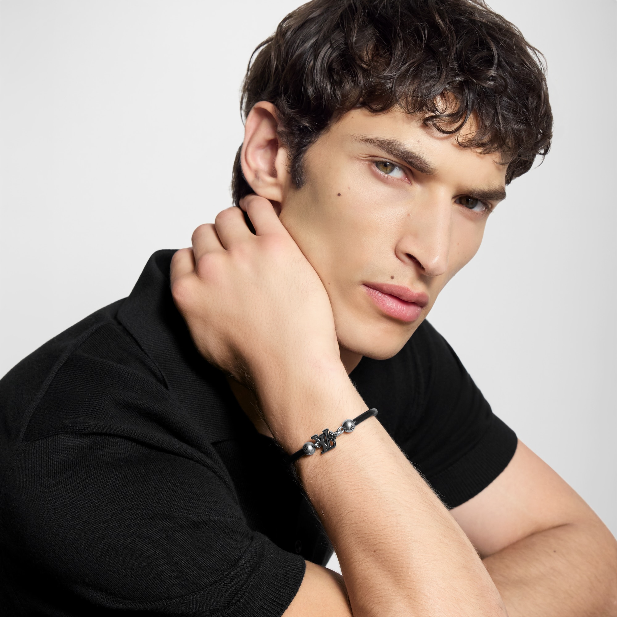 LV Flower Hook Bracelet  in Men