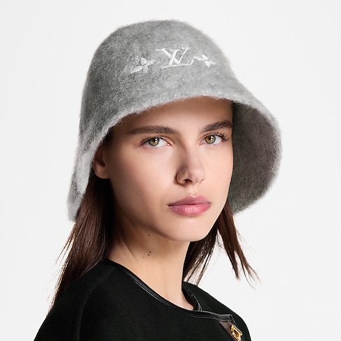 LV Fluffy Hat S00 in Women's Accessories Hats & Caps collections by Louis Vuitton (Product zoom)