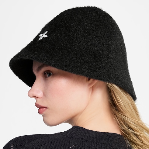 LV Fluffy Hat S00 in Women's Accessories Hats & Caps collections by Louis Vuitton (Product zoom)