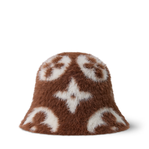 LV Fluffy Monogram Hat S00 in Women's Accessories Hats & Caps collections by Louis Vuitton (Product zoom)