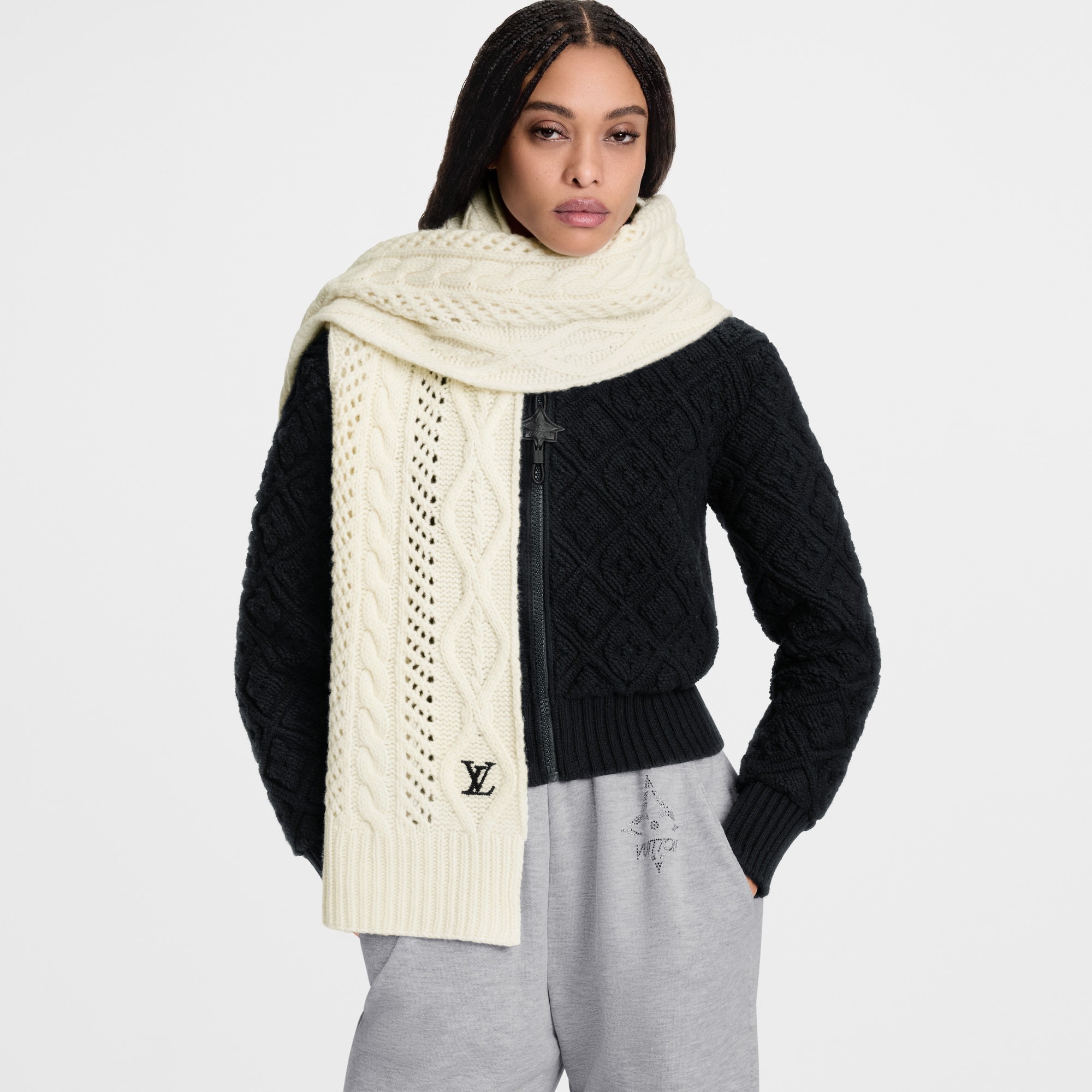 LV Holiday Scarf S00 in Women