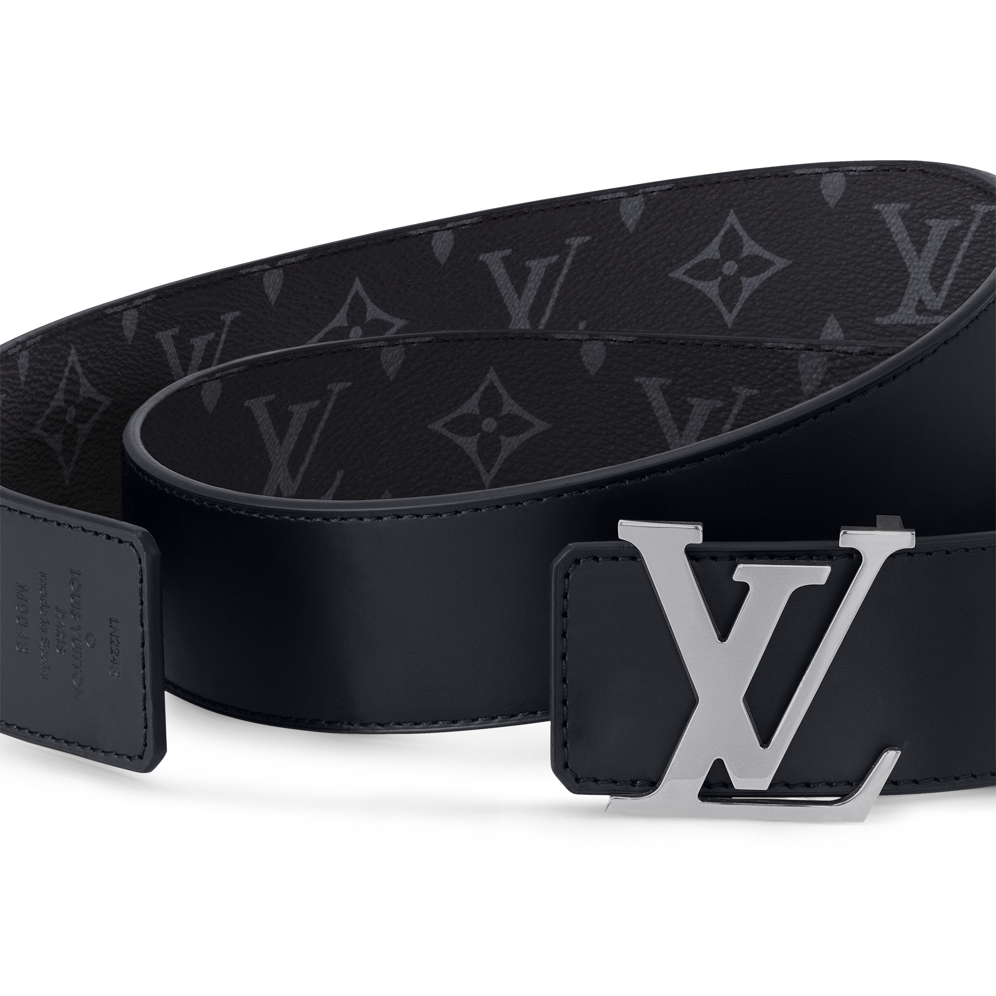 LV Initiales 40MM Reversible Belt Monogram Eclipse in Men