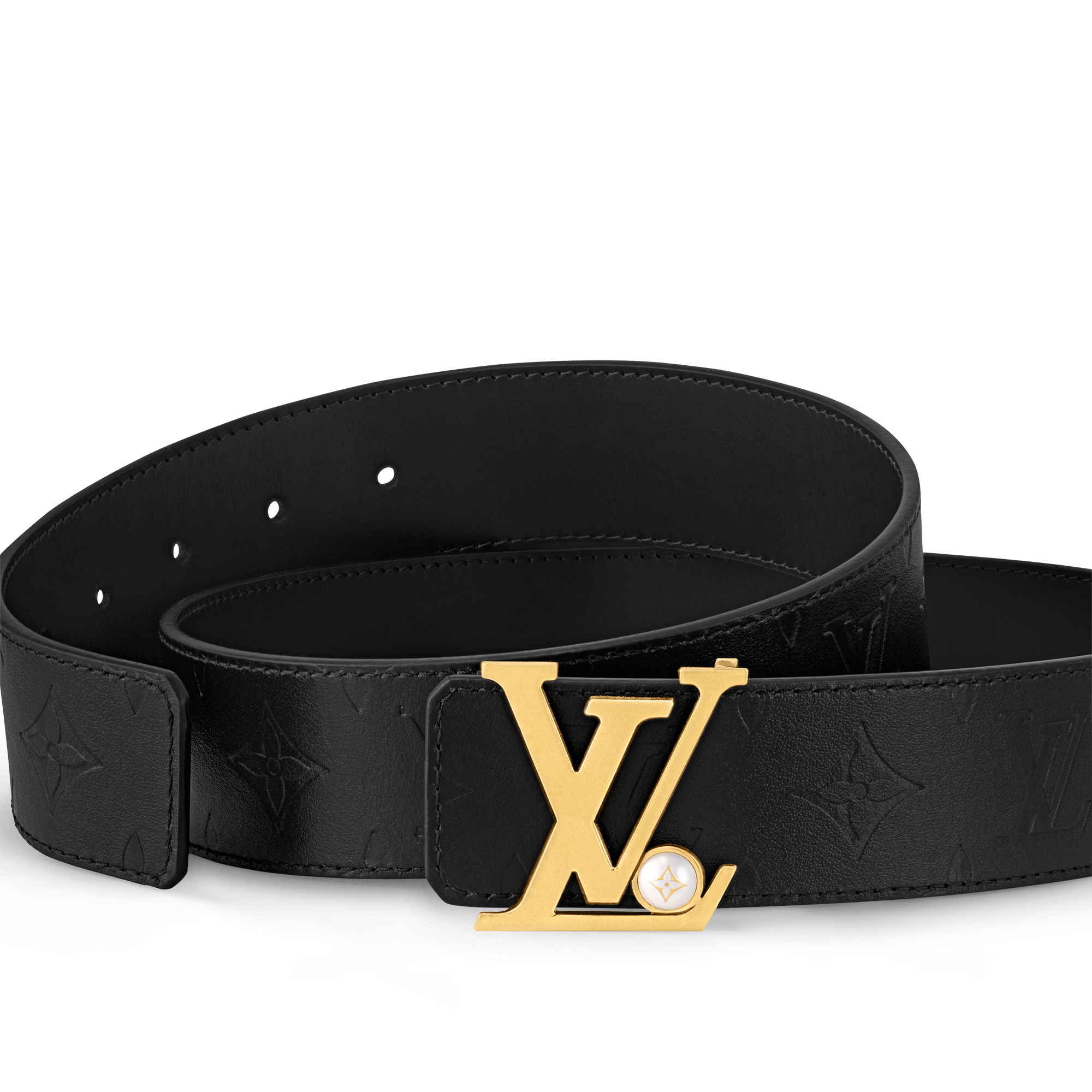 LV Initiales Pearls 40mm Reversible Belt  in Men