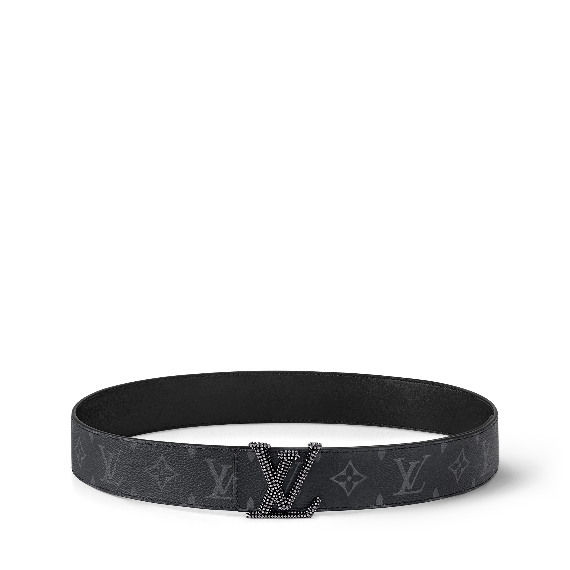 LV Initiales Studs 40mm Reversible Belt Monogram Eclipse in Men