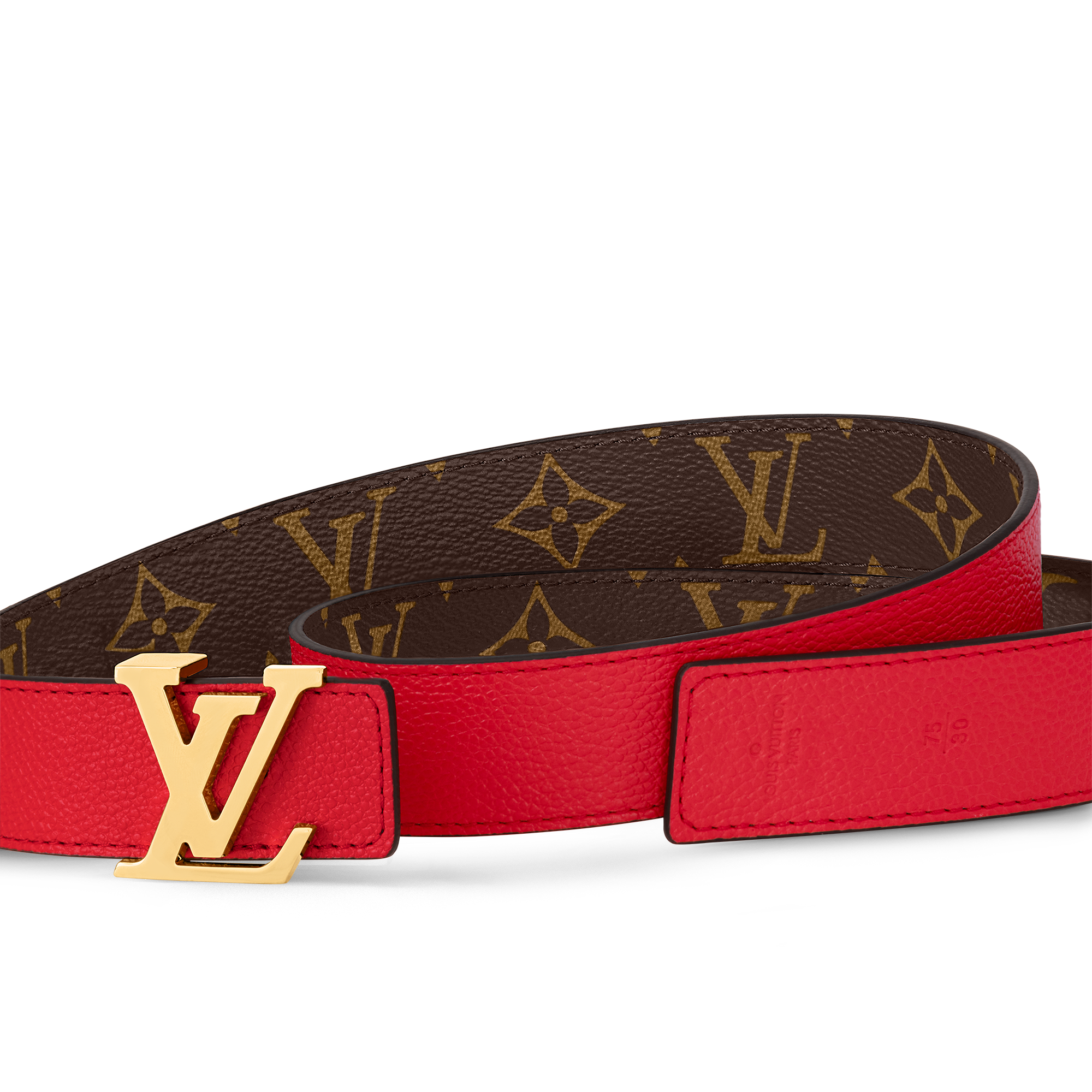 LV Initials 30 mm Reversible Belt Monogram in Women