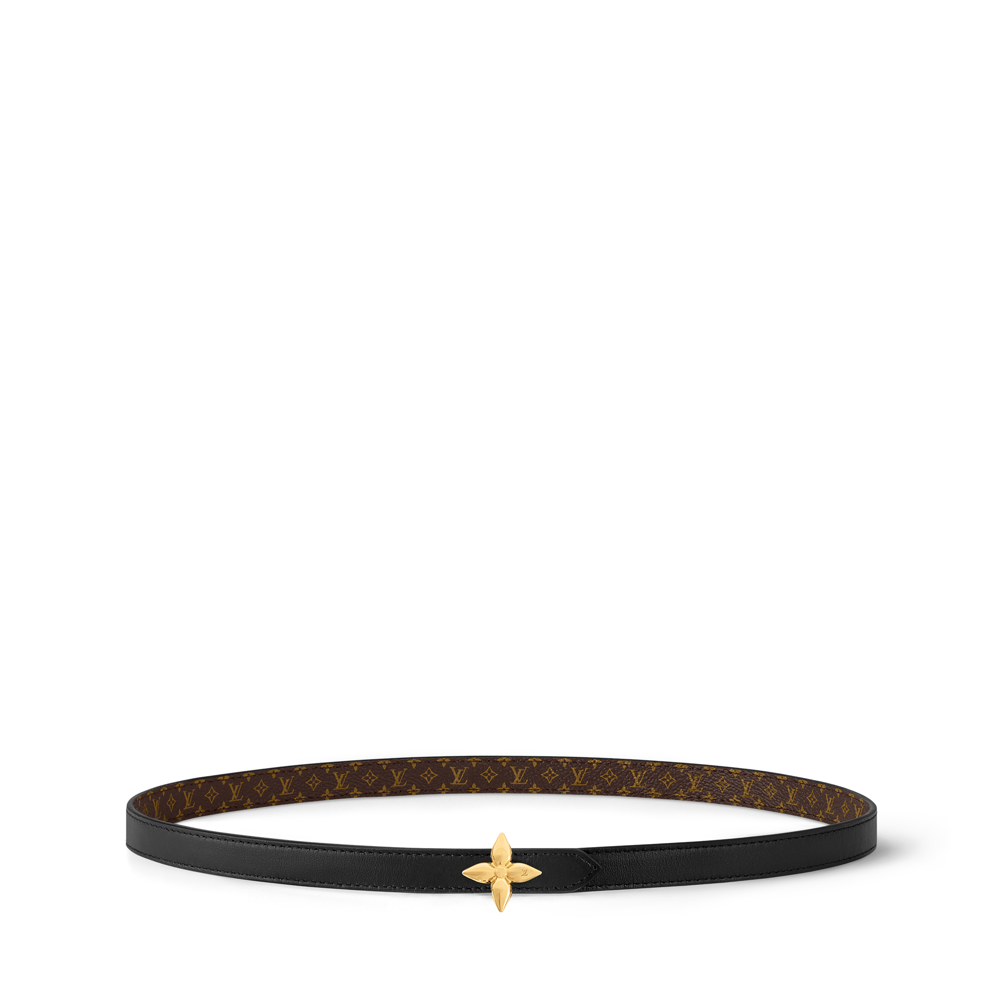 LV Mini Flowergram 15mm Reversible Belt  in Women