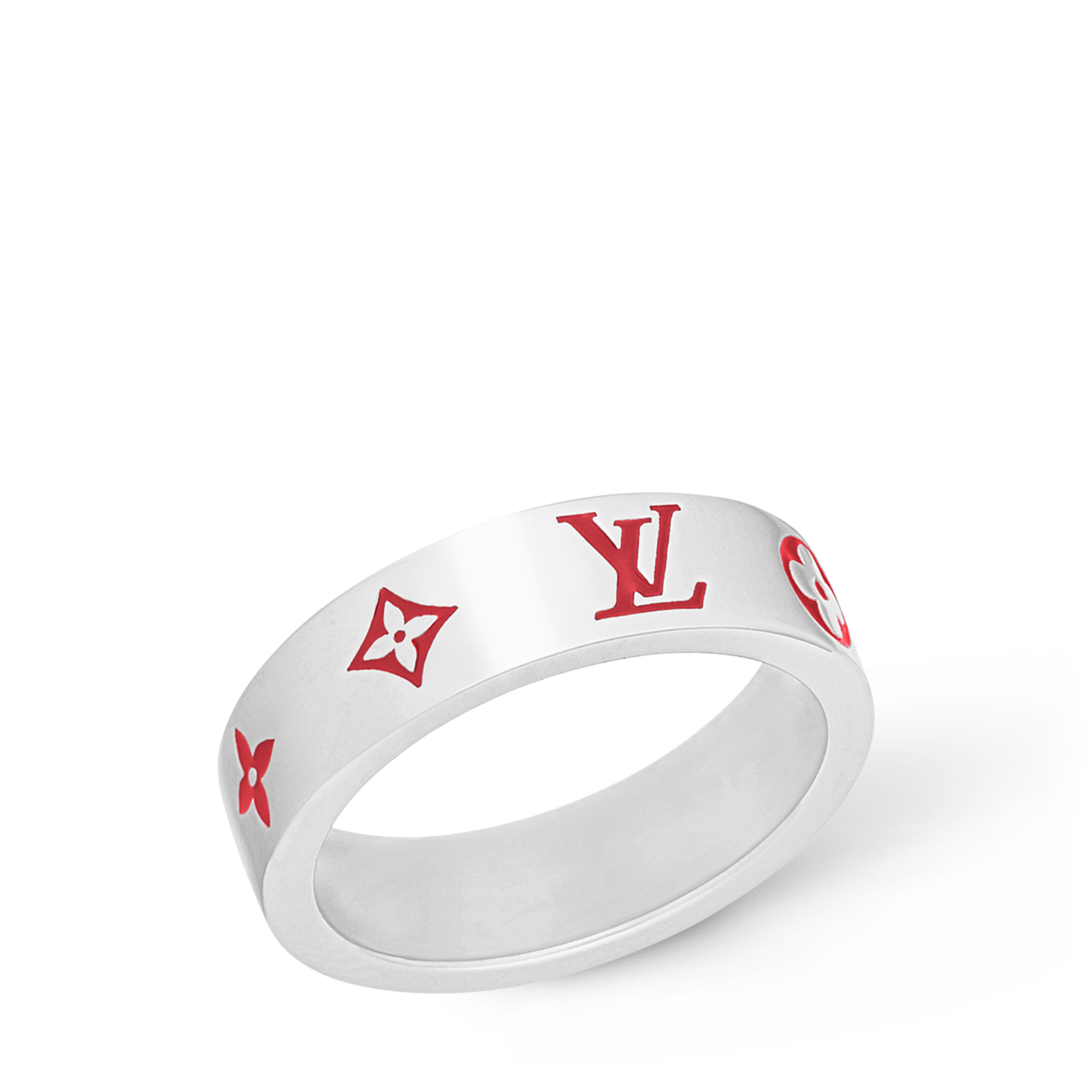 خاتم LV Mosaic Thin S00 in الرجال