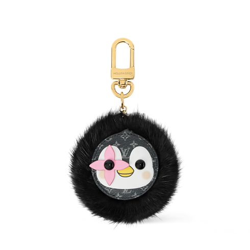 LV Penguin Pompom Bag Charm S00 in Women's Accessories Key Holders and Bag Charms collections by Louis Vuitton (Product zoom)