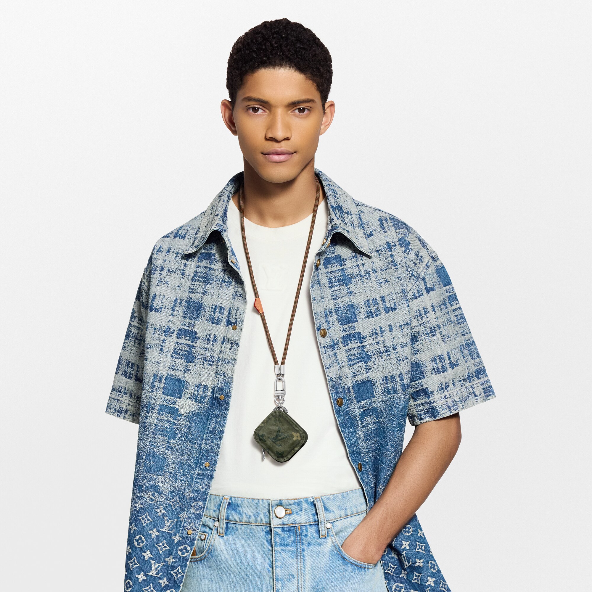 حامل مفتاح ودلاية لتزيين الحقيبة LV Tune S00 in الرجال