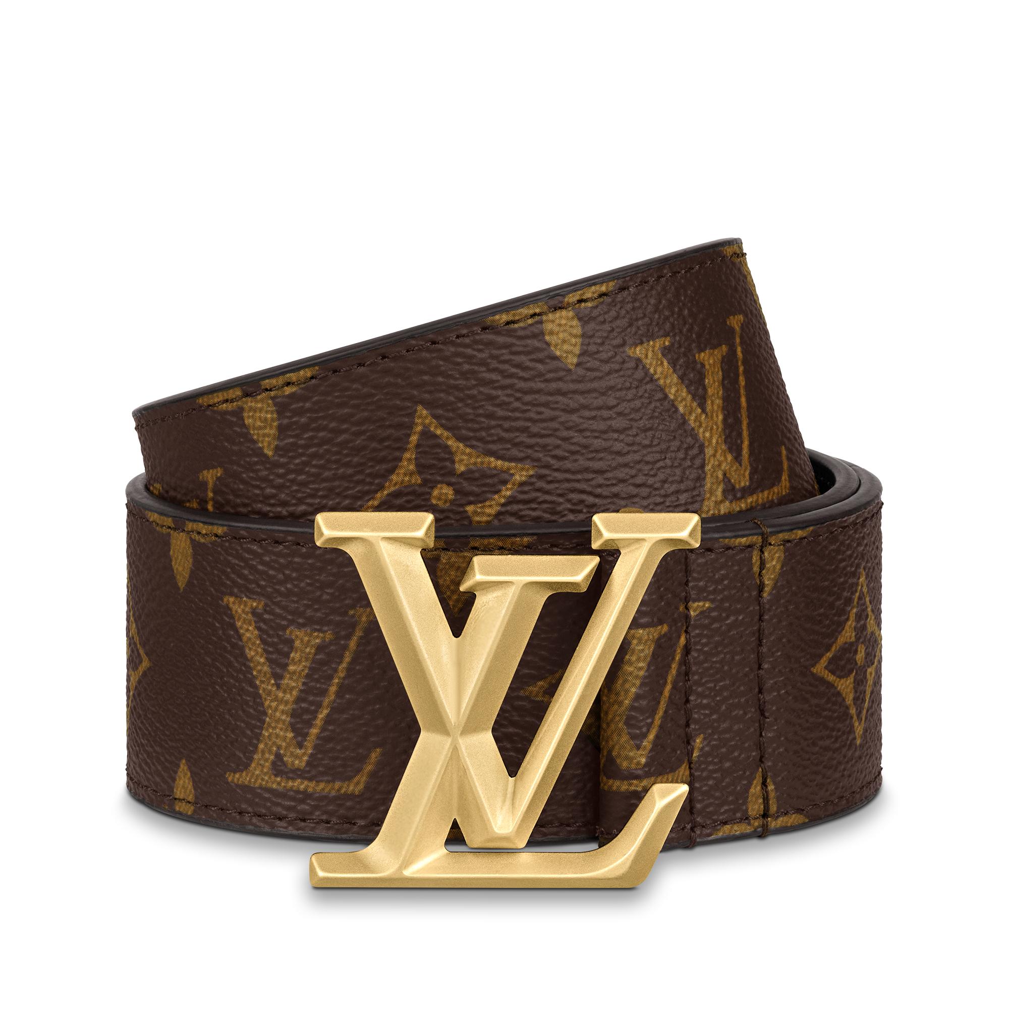 حزام LV Pyramide بعرض 40 مم Monogram in الرجال