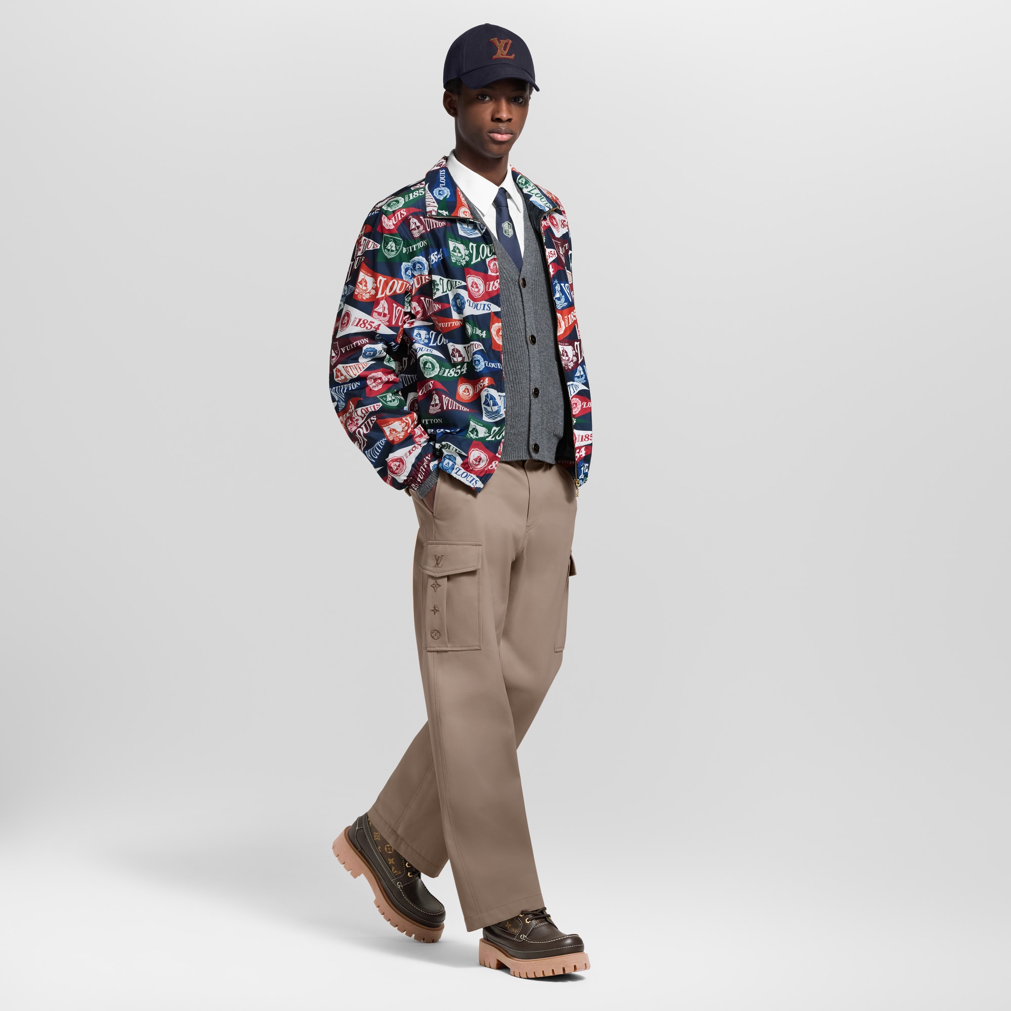 حذاء LV Remix طويل  in الرجال