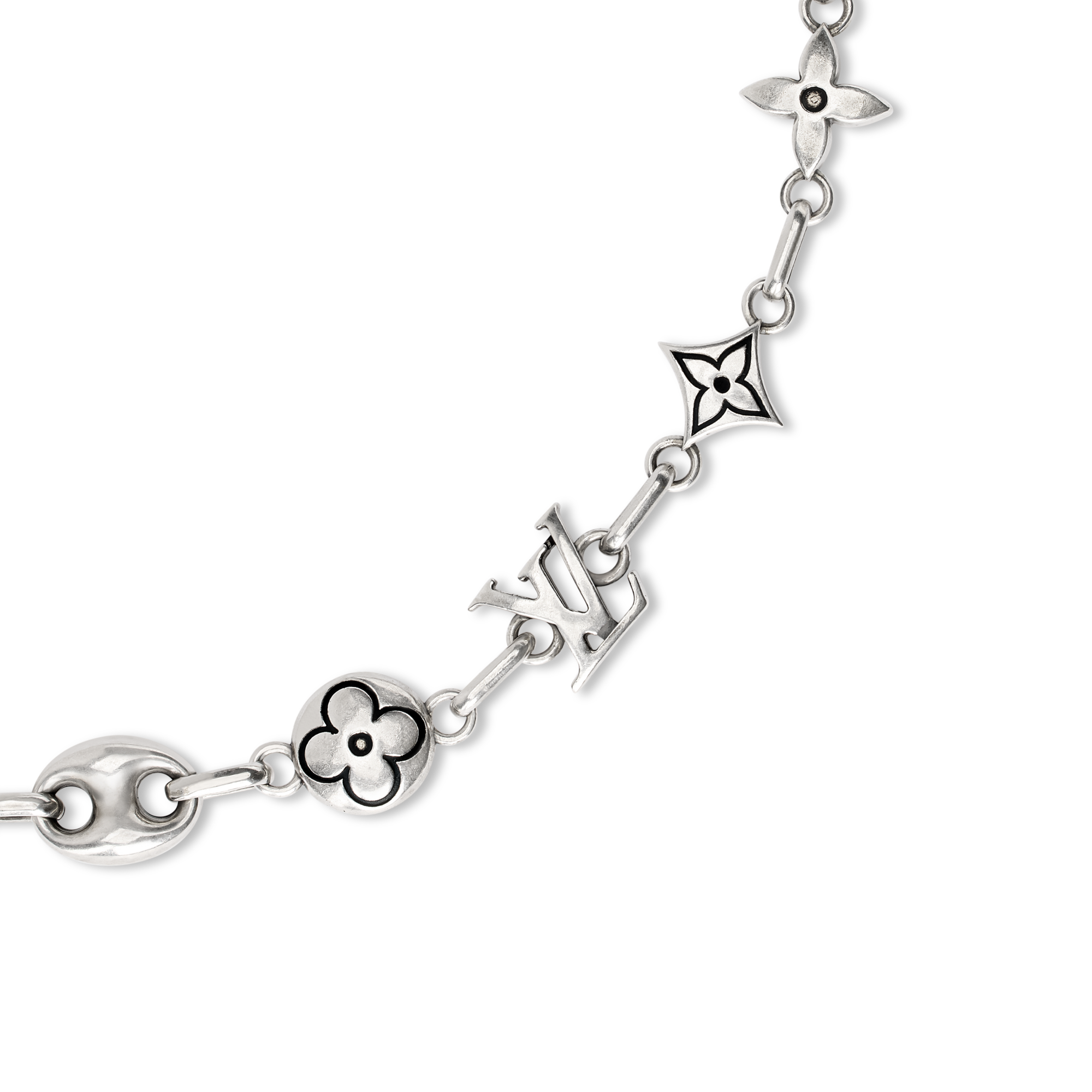 قلادة LV Sailor Medium Chain S00 in الرجال