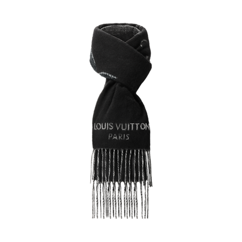 LV Scale Scarf interior view