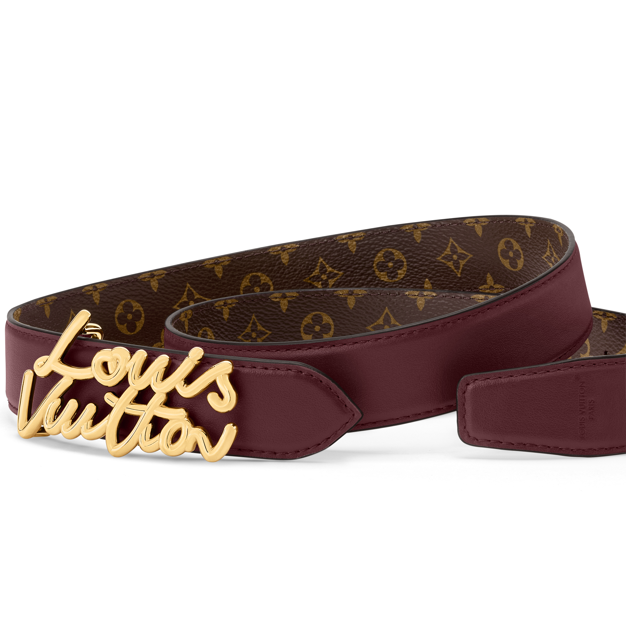LV Script 30mm Belt  in Women