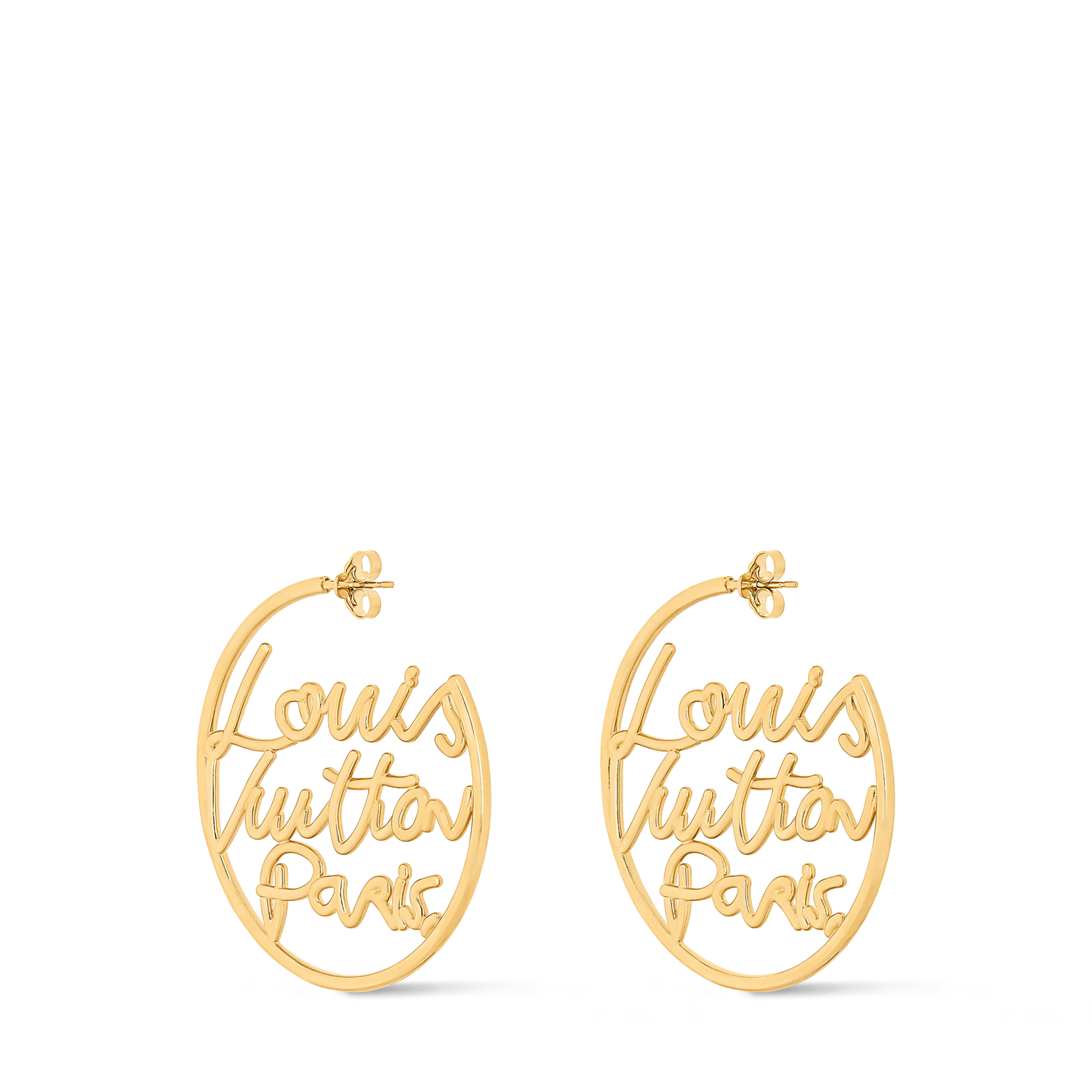 LV Script Earrings S00 in Women