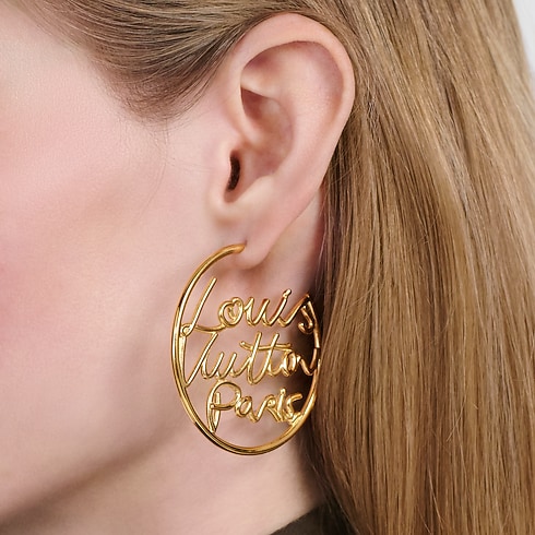 LV Script Earrings S00 in Women's Fashion Jewelry All Fashion Jewelry collections by Louis Vuitton (Product zoom)