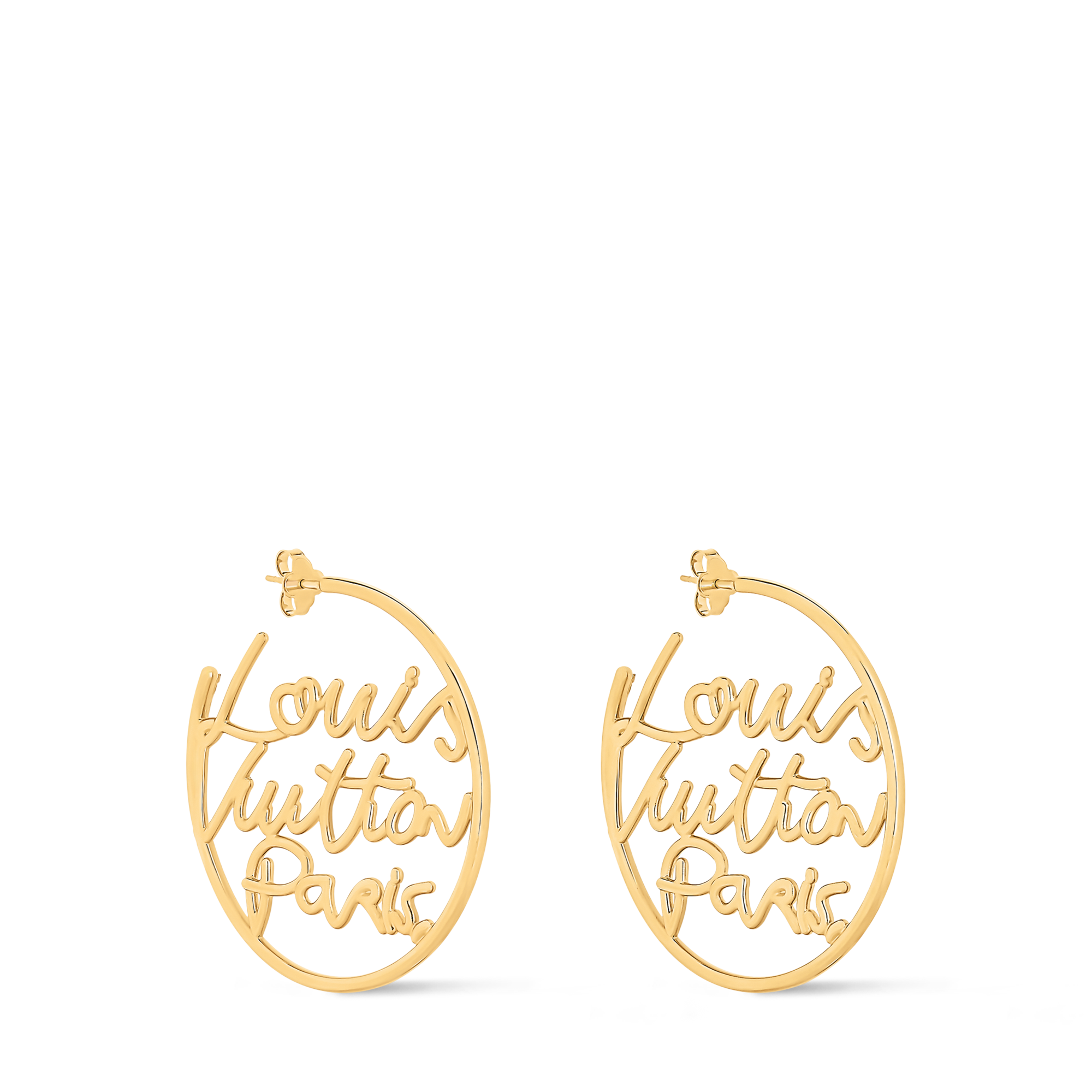 LV Script Earrings S00 in Women