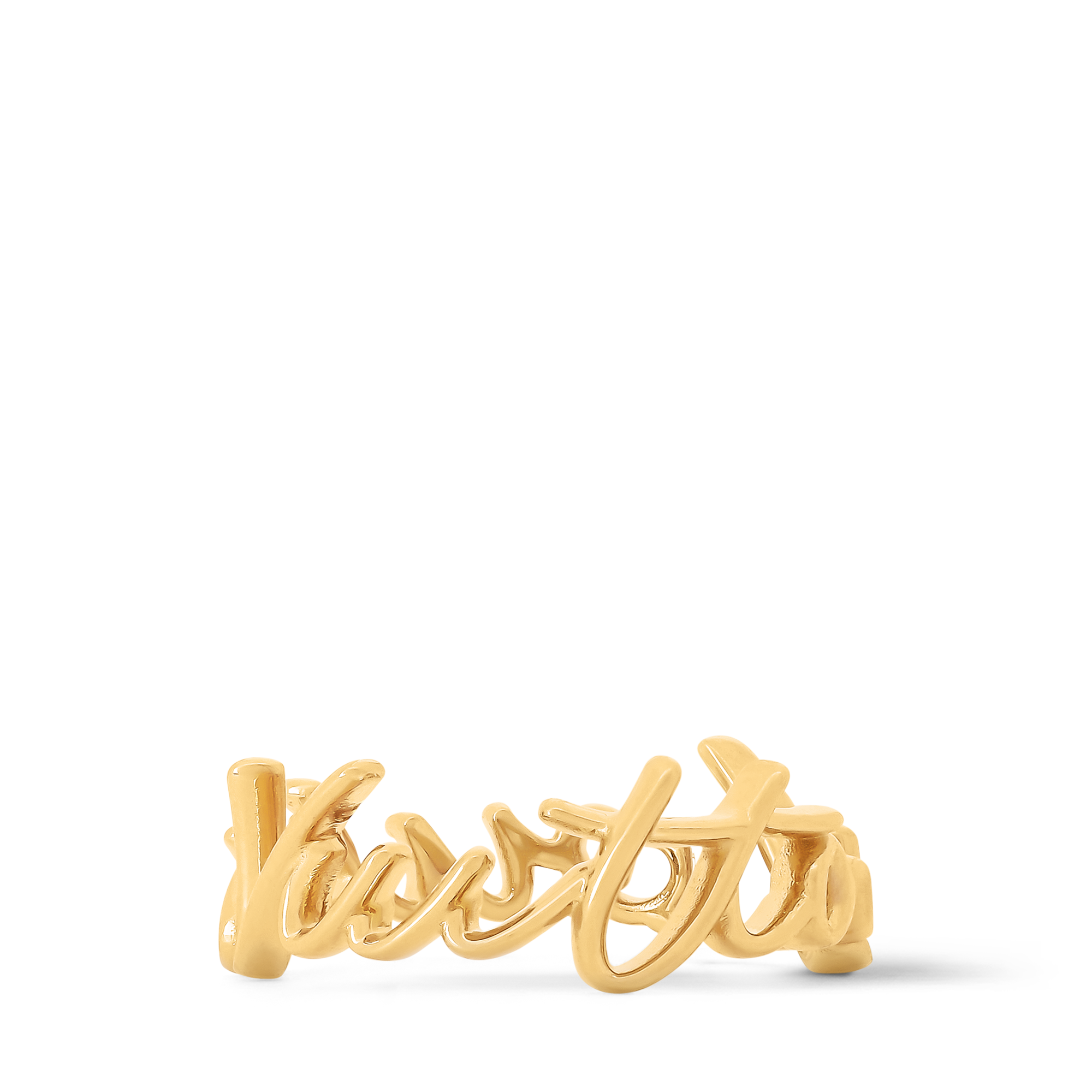 خاتم LV Script S00 in النساء