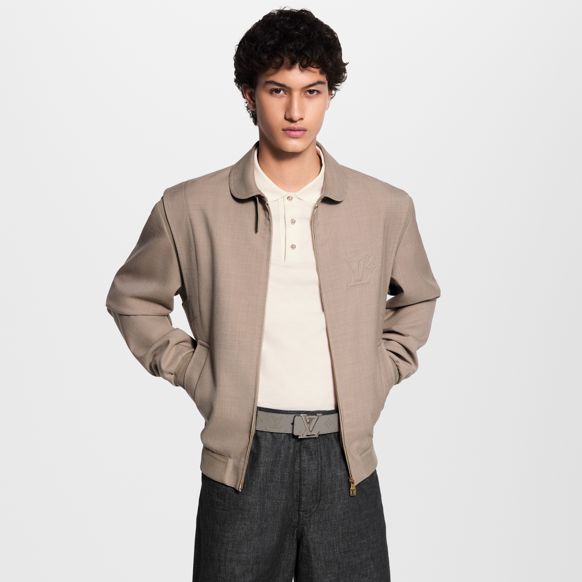 حزام LV Shadow بوجهين، 40 مم  in الرجال