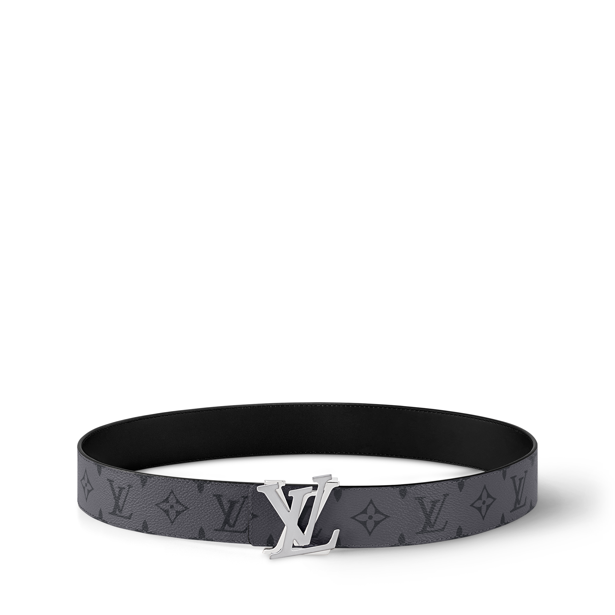 LV Shake 40mm Reversible Belt Monogram Eclipse Reverse in Men
