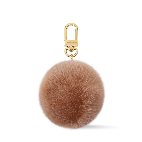 LV Shiba Pompon Bag Charm S00 in Women's Accessories Key Holders and Bag Charms collections by Louis Vuitton (Product zoom)