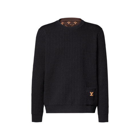 LV Signature Reversible Long-Sleeved Pullover front view