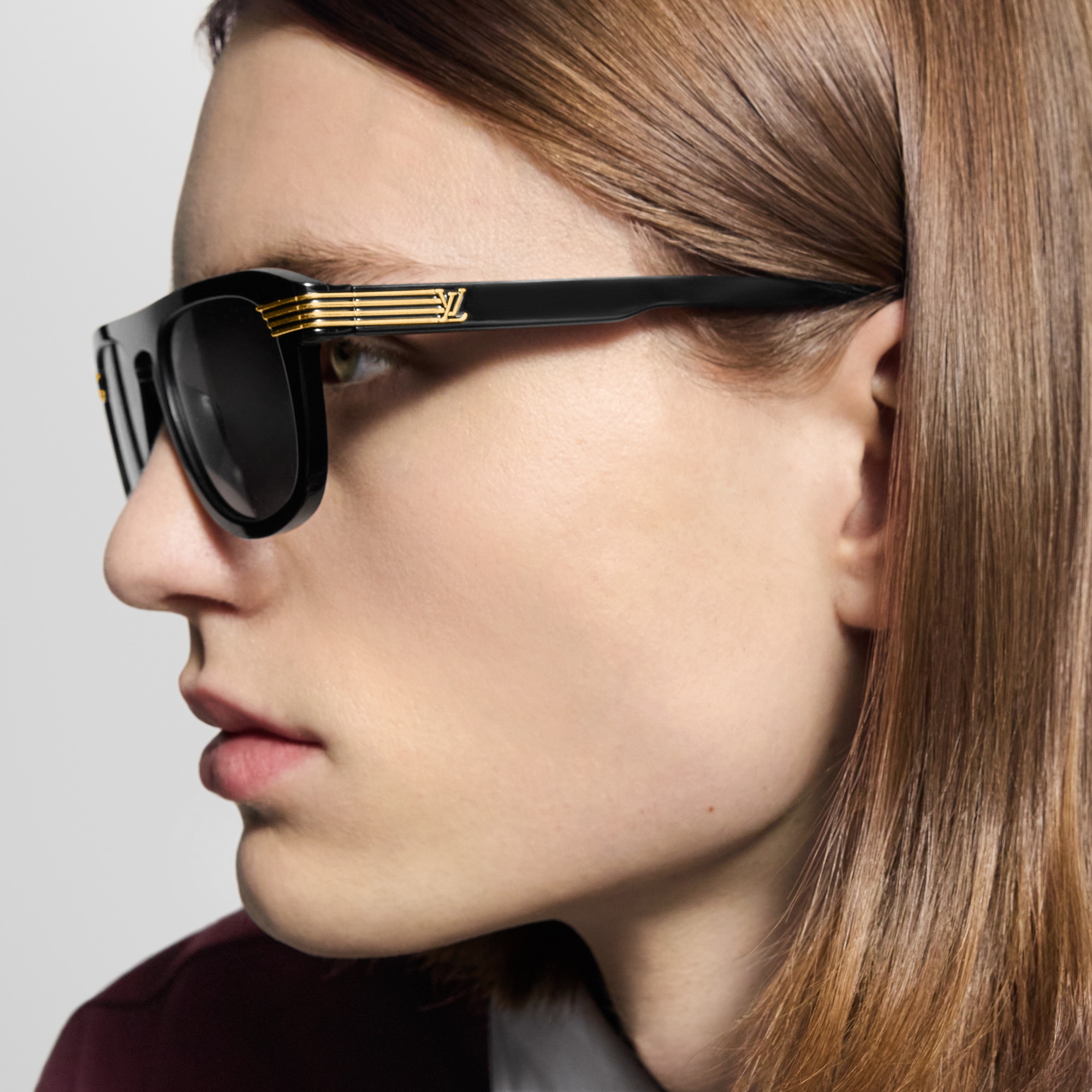 LV Slide Round Square Sunglasses S00 in Men