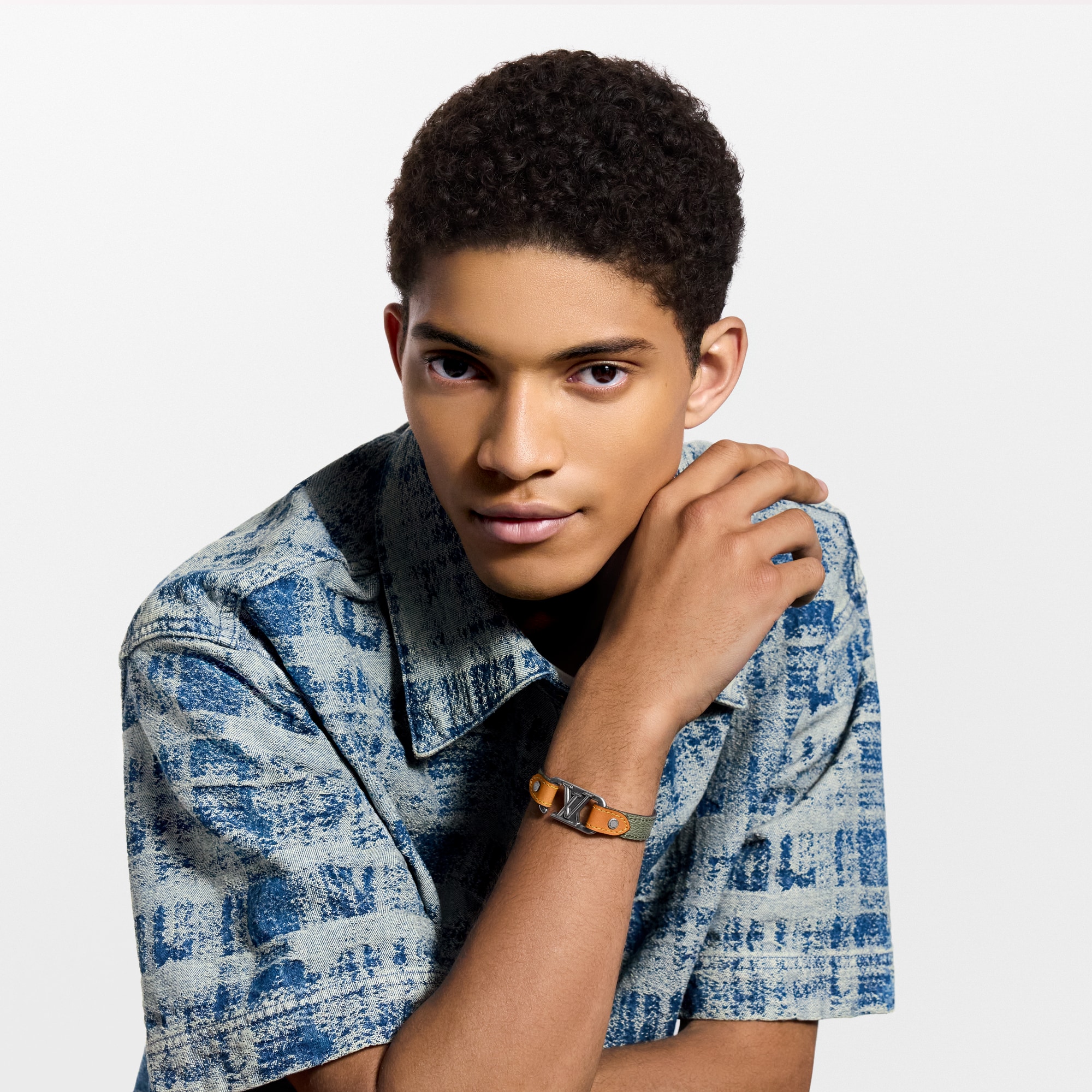 سوار LV Slim Dimension Monogram Surplus  in الرجال