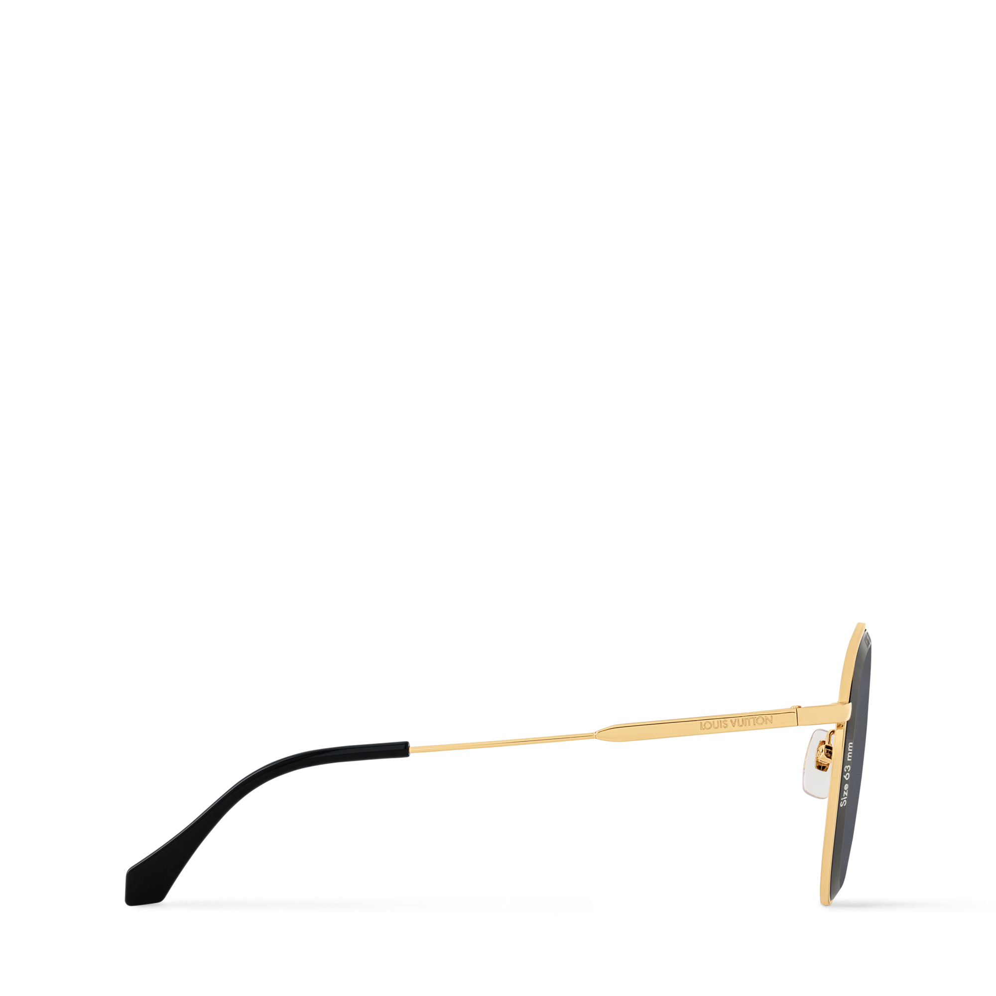 نظارات LV Super Vision الشمسية بإطار معدني على طراز Pilot S00 in الرجال