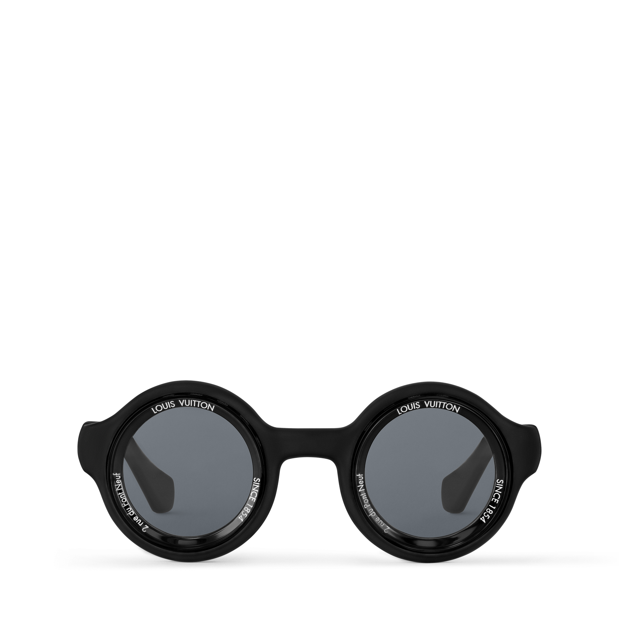 نظارات LV Super Vision الشمسية بإطار مستدير S00 in الرجال