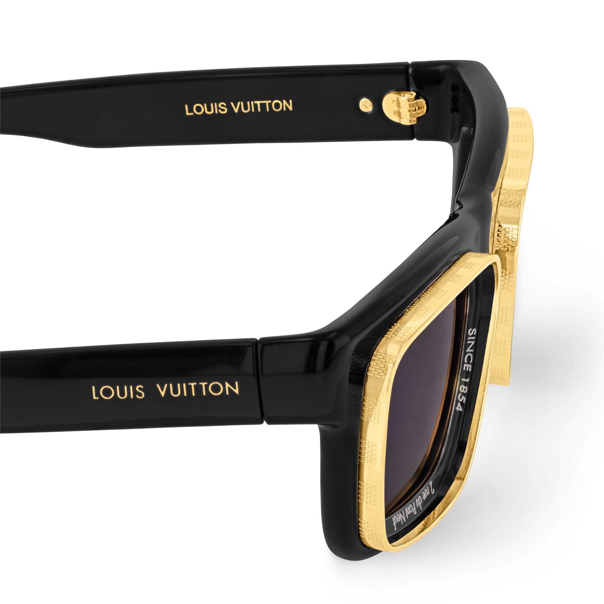 نظارات LV Super Vision الشمسية بإطار مربع S00 in الرجال