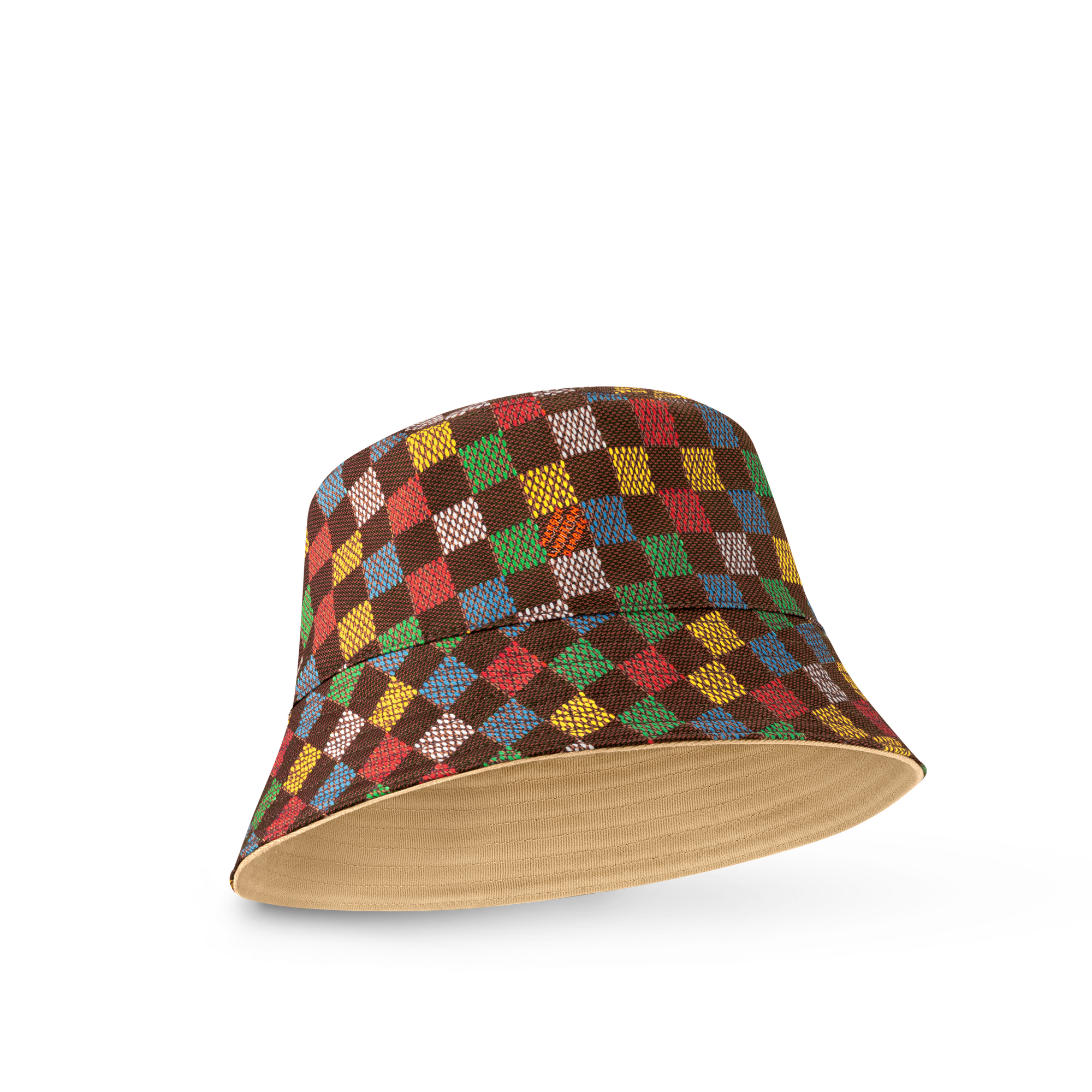 LV Vers Damier Reversible Bucket Hat S00 in Men