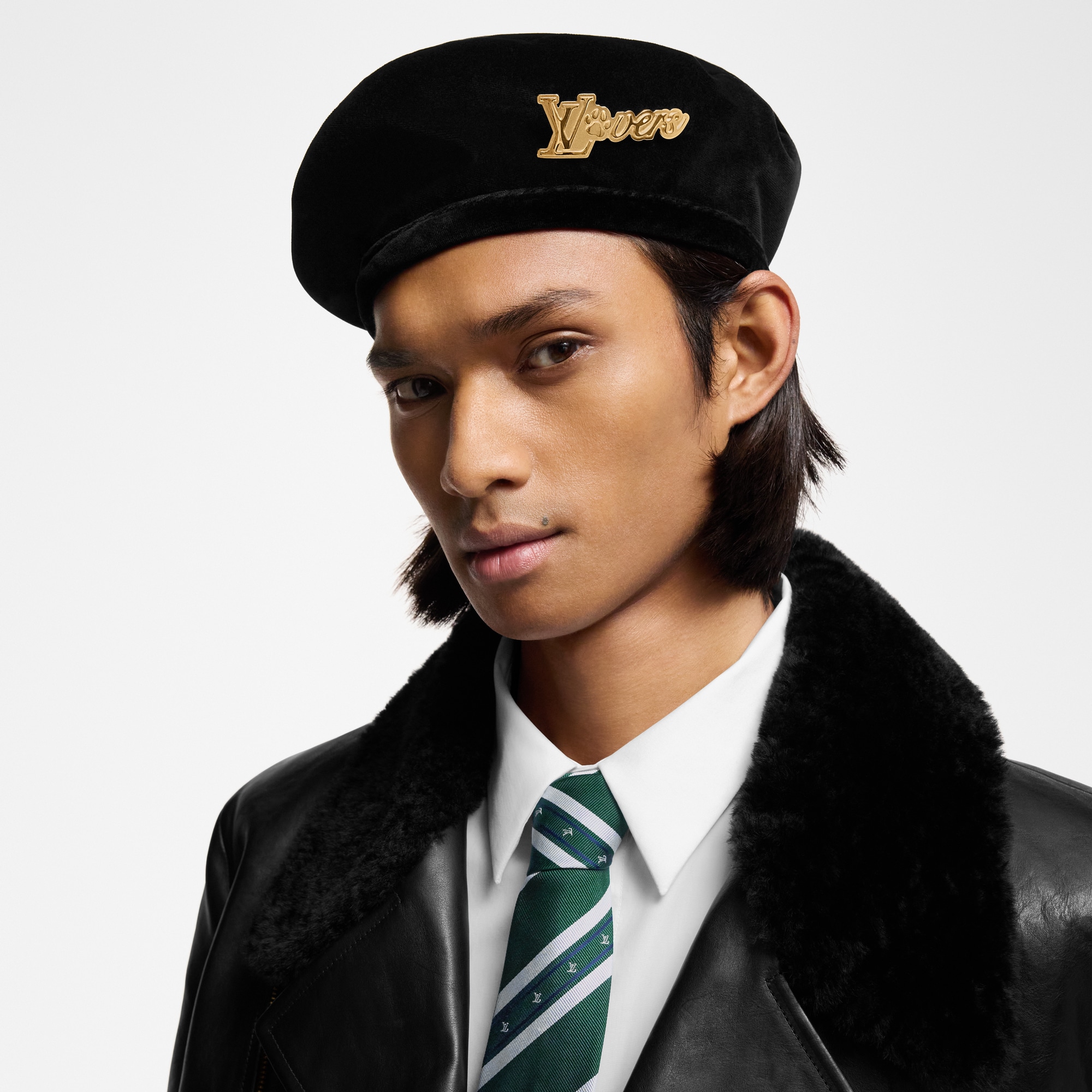 LV Vers Velvet Beret S00 in Men