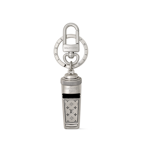 منظر أمامي لـ حامل مفاتيح ودلاية تزيين الحقيبة LV Whistle