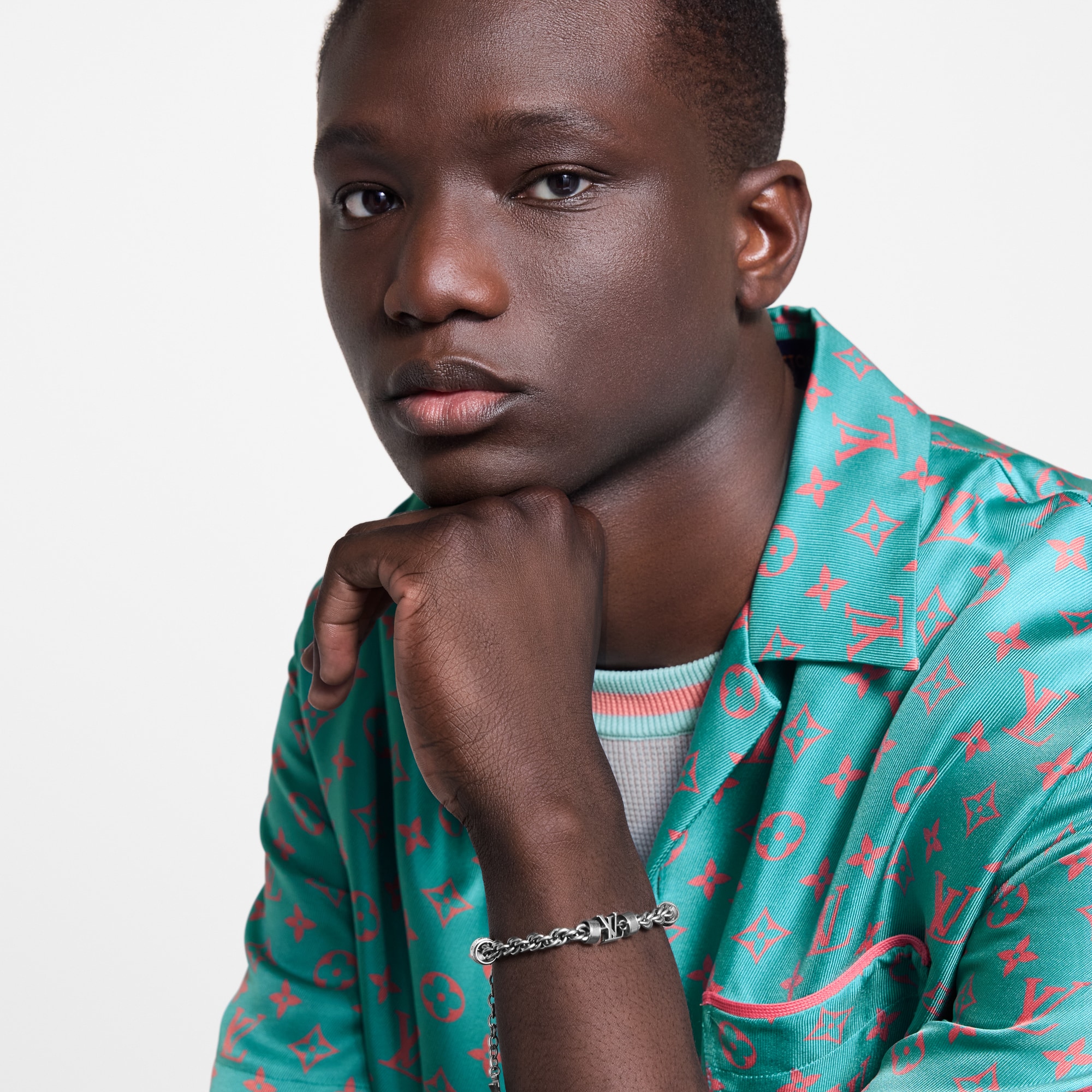 LV Wire Bracelet S00 in Men