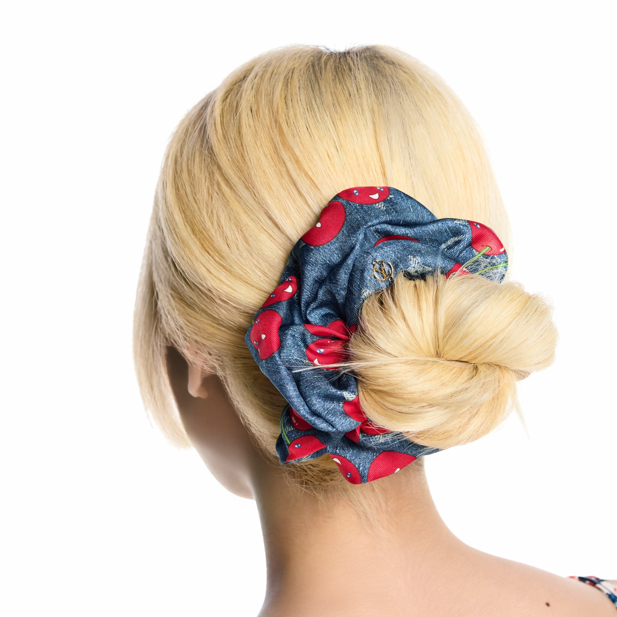 ربطة شعر LV x TM Denim Cerise S00 in النساء