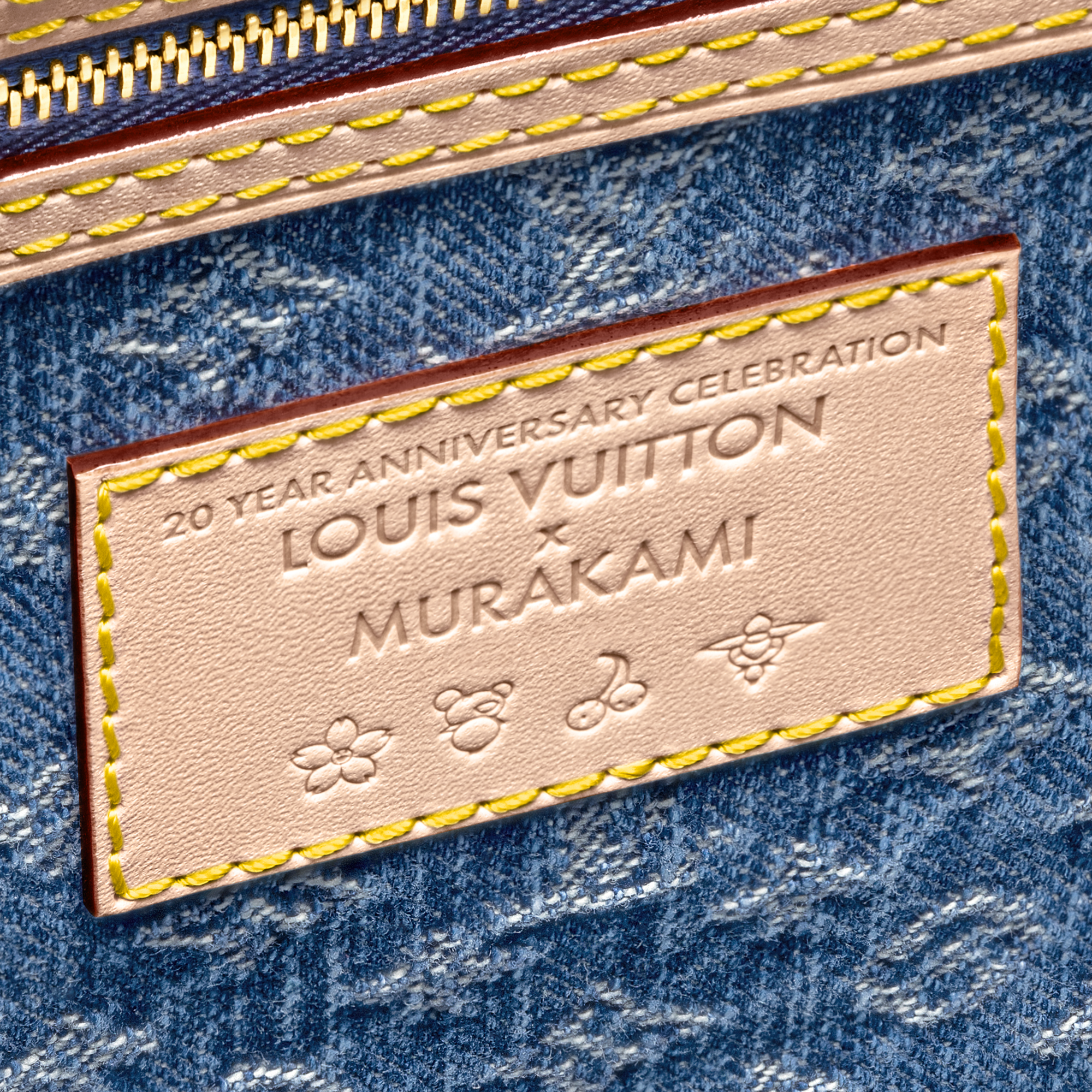 حقيبة LV x TM Keepall Bandoulière 45 Monogram Denim in النساء