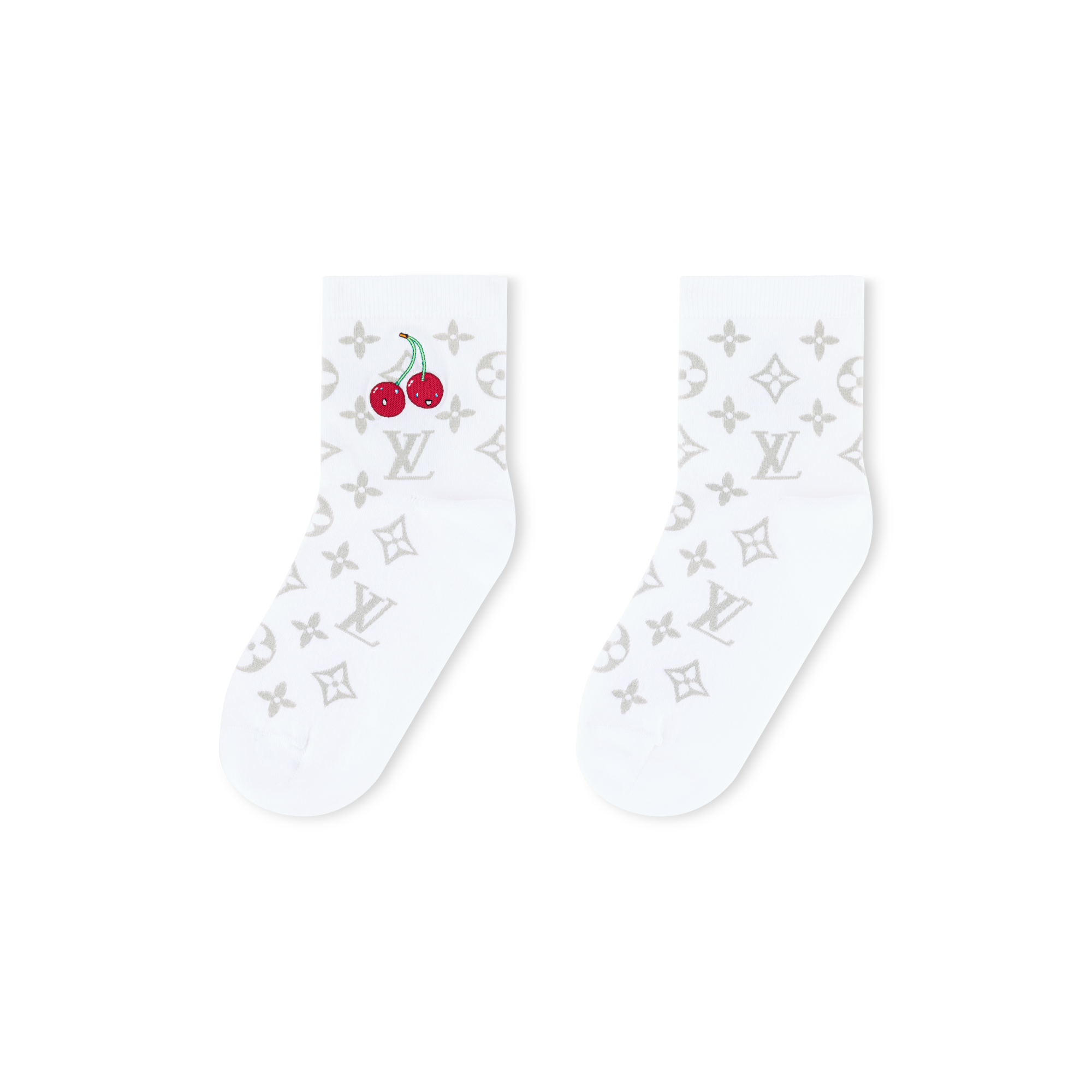 LV x TM Monogram Cerise Socks S00 in Women