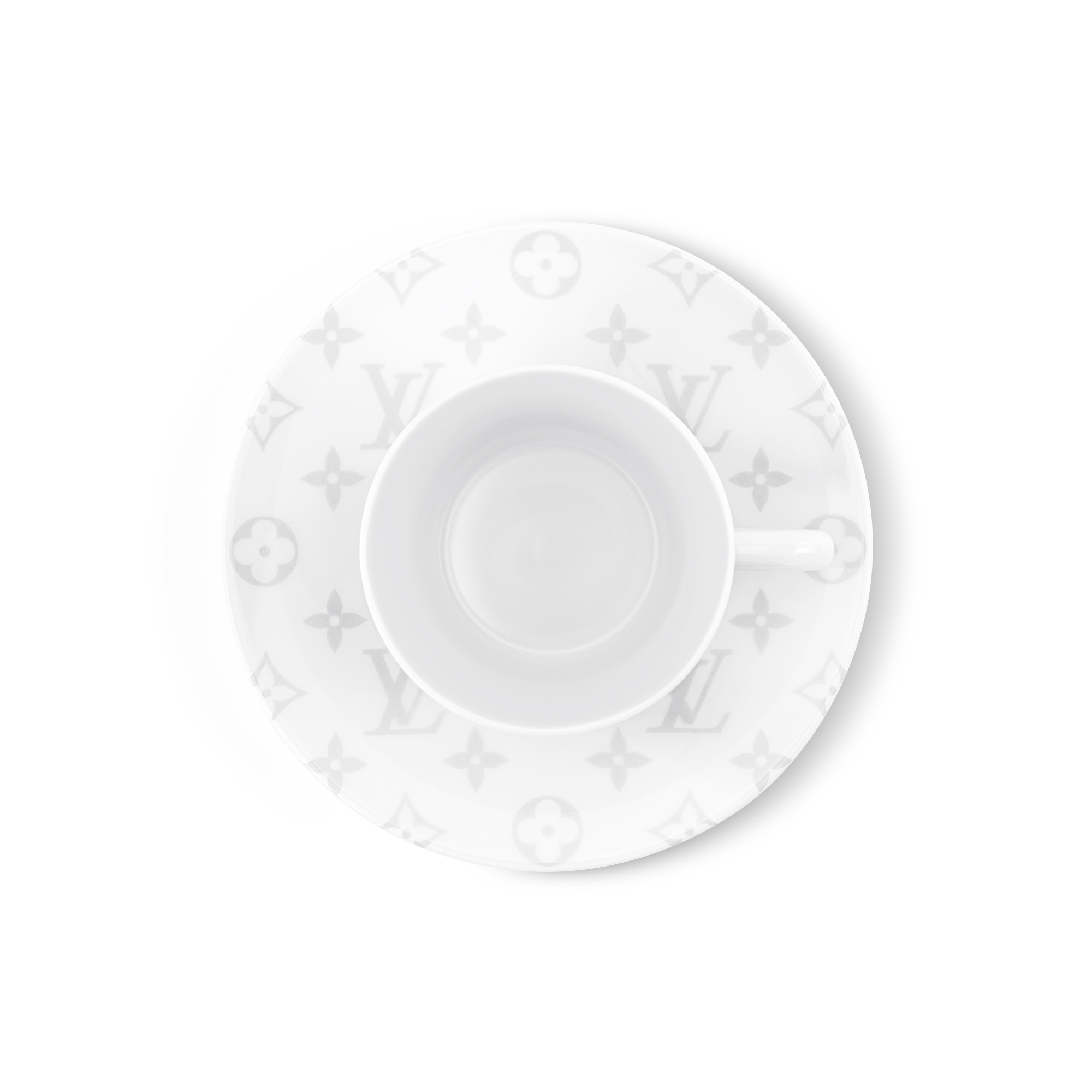 2 فنجان قهوة وطبقان من مجموعة LV x TM Monogram Cerises in الصناديق، السفر والمنزل