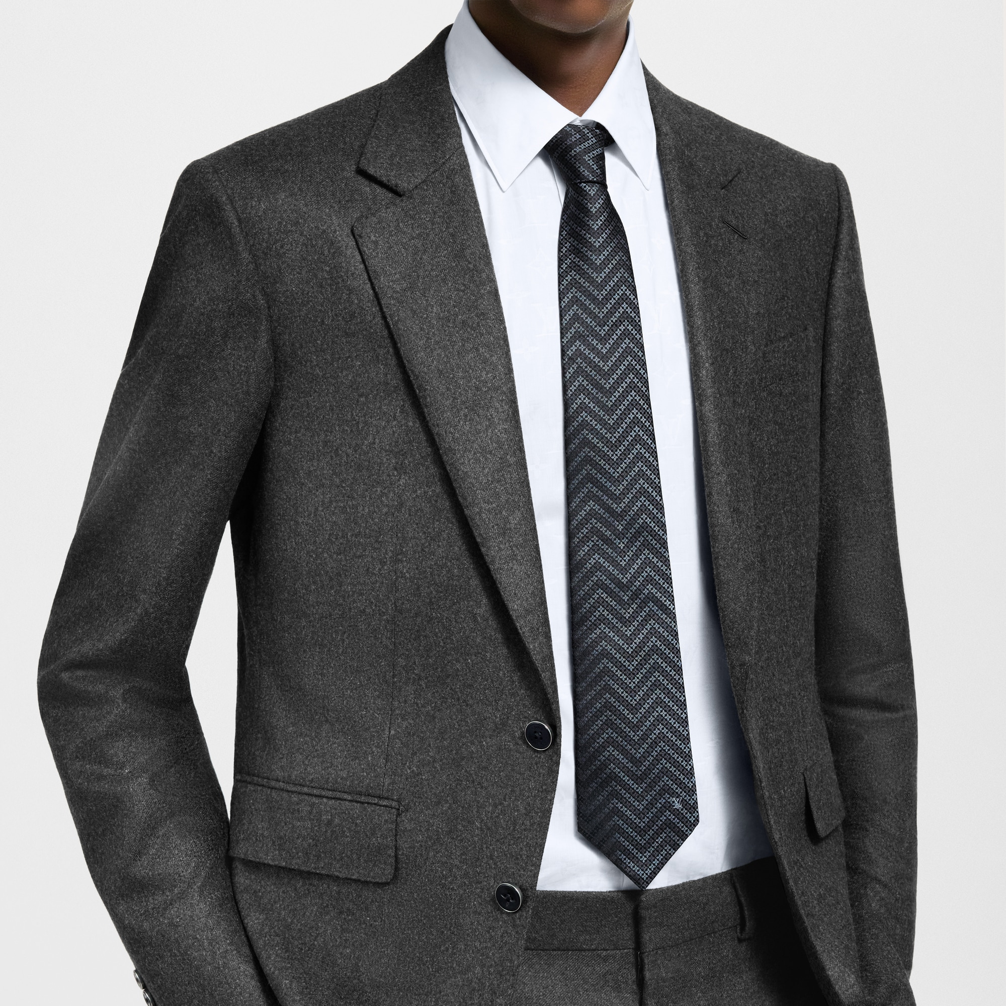 LV Zigzag Tie S00 in Men