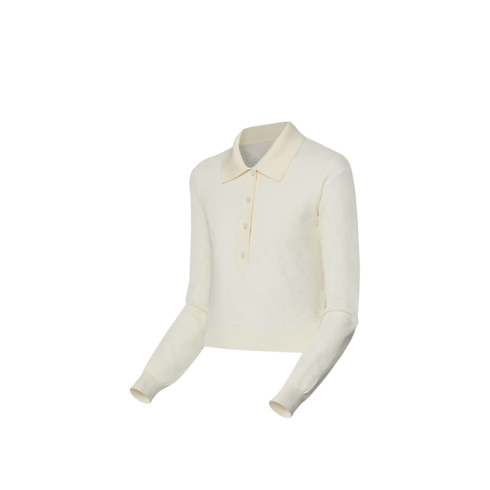 Mahina Long-Sleeved Polo Top in Women's Ready to Wear Tops collections by Louis Vuitton (Product zoom)